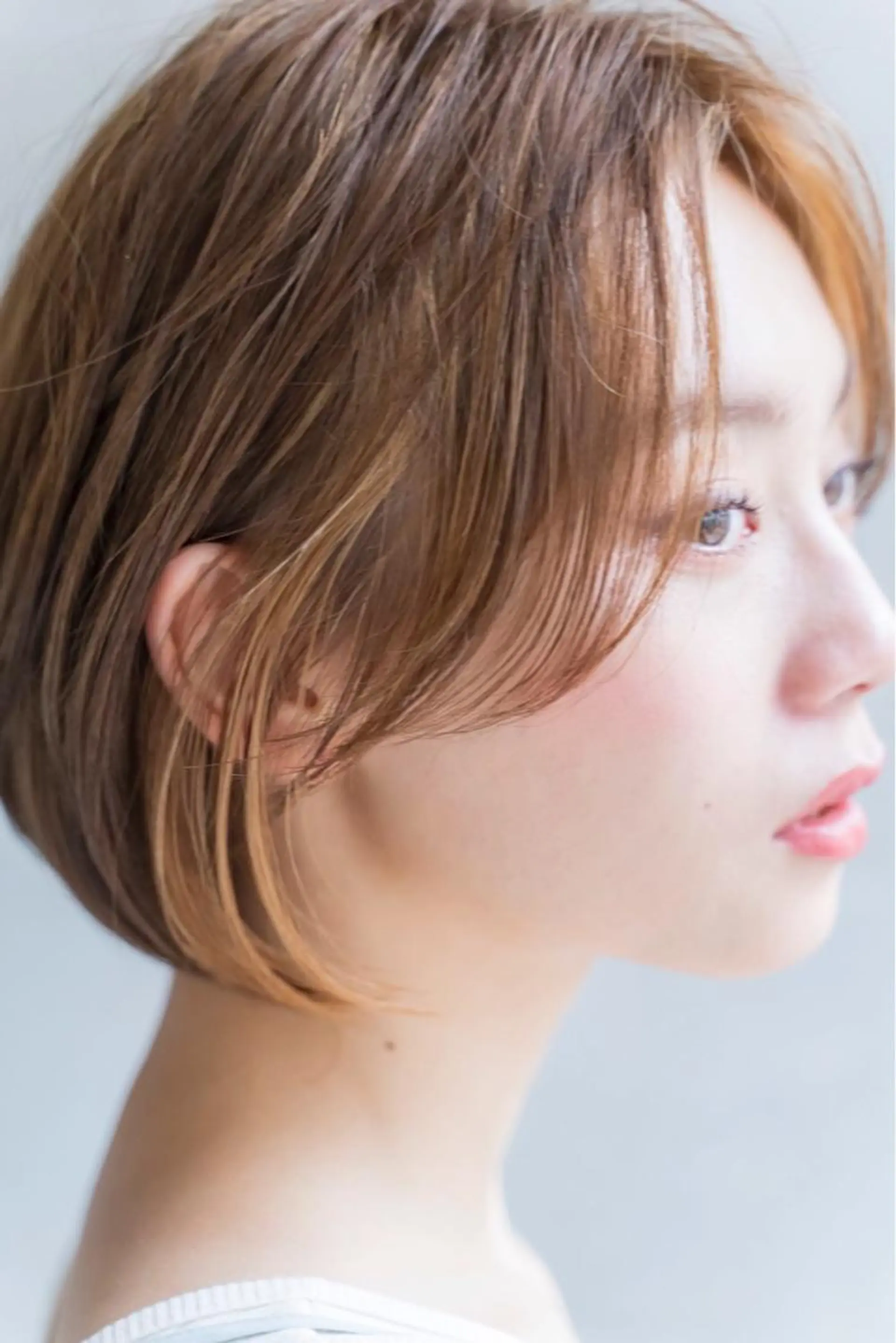 ミディアム カラー パーマ ヘアカラー current所属・🌈透明感カラー🌈 レイヤー🌈髙橋優也のヘアスタイル