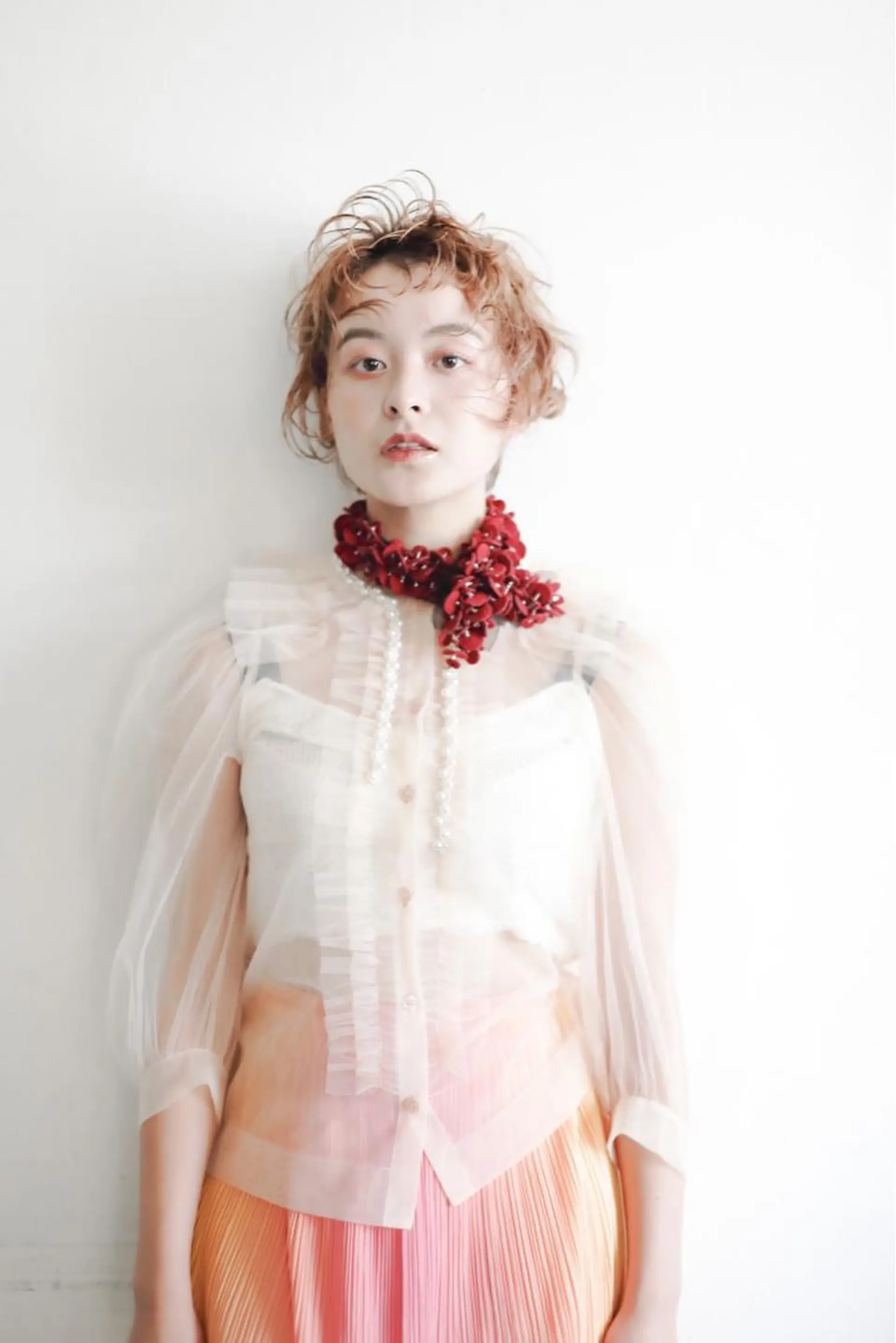 ショート カラー パーマ ヘアアレンジ ショートヘア カット ヘアカラー トリートメント dekujin【ジェクイン】所属・角戸 りおのヘアスタイル