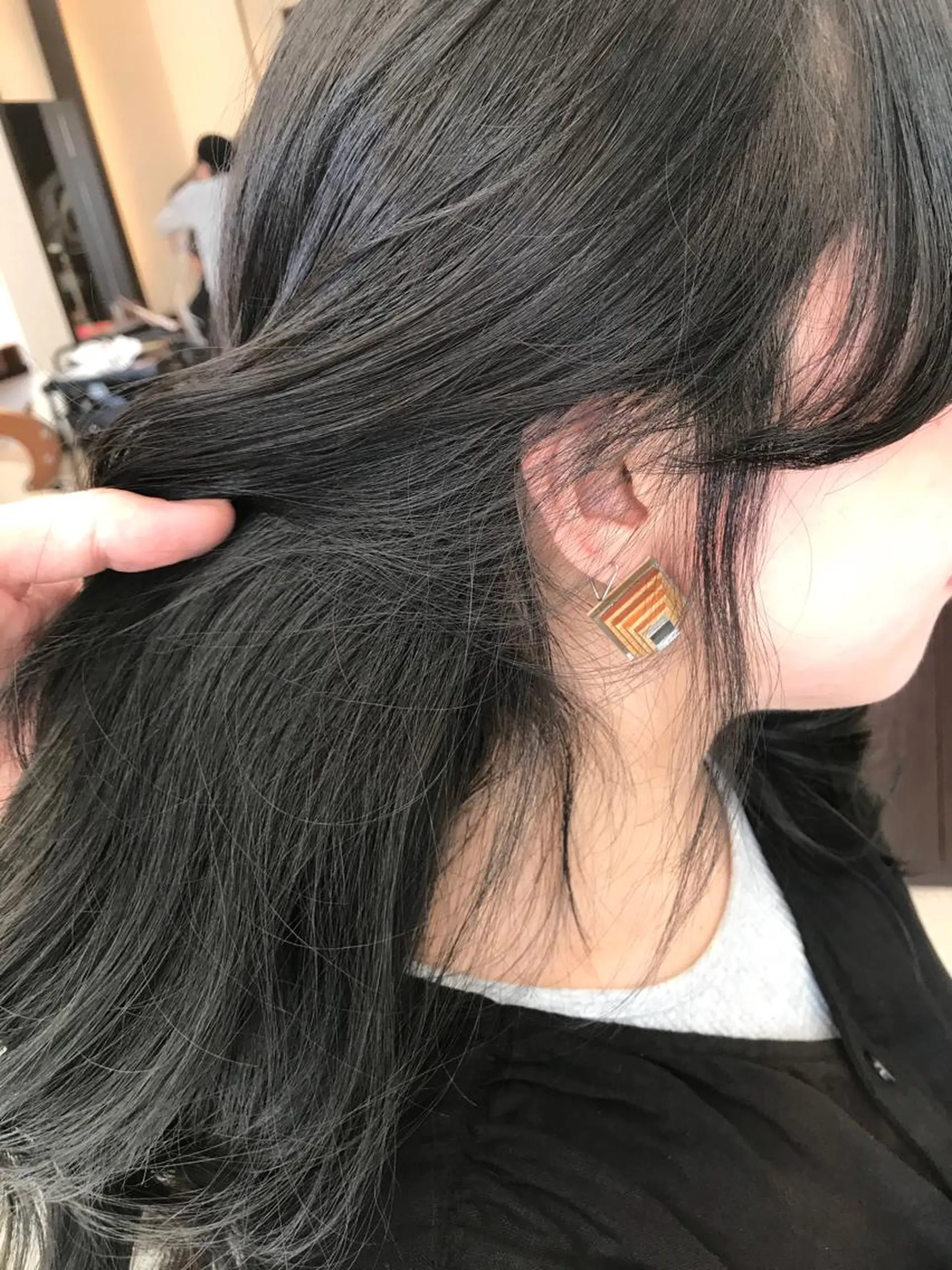 ロング カラー ブリーチ 武田 清久のヘアスタイル
