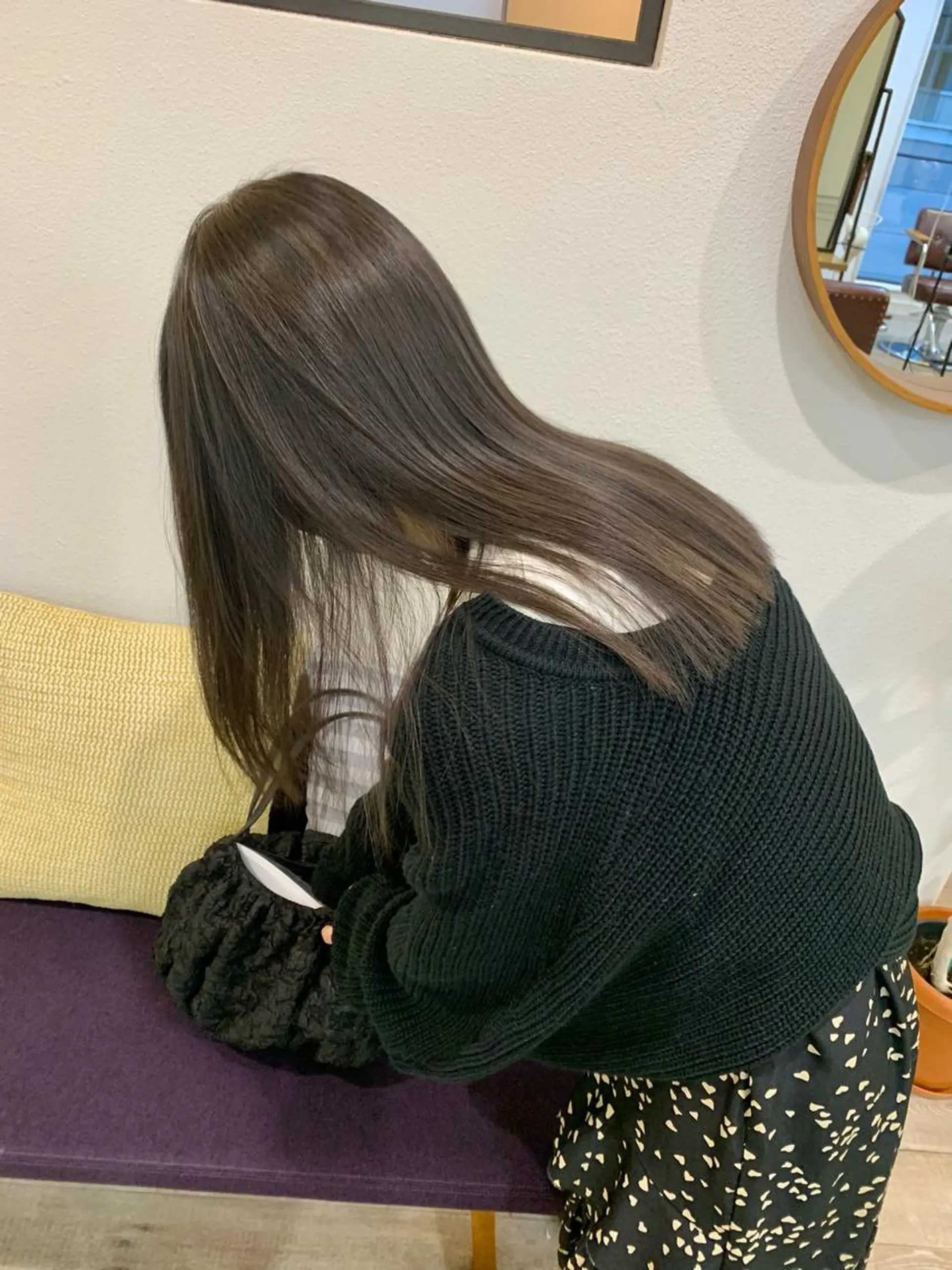 ロング カラー 透明感カラー Door代官山所属・詩織/パーマ /代官山のヘアスタイル