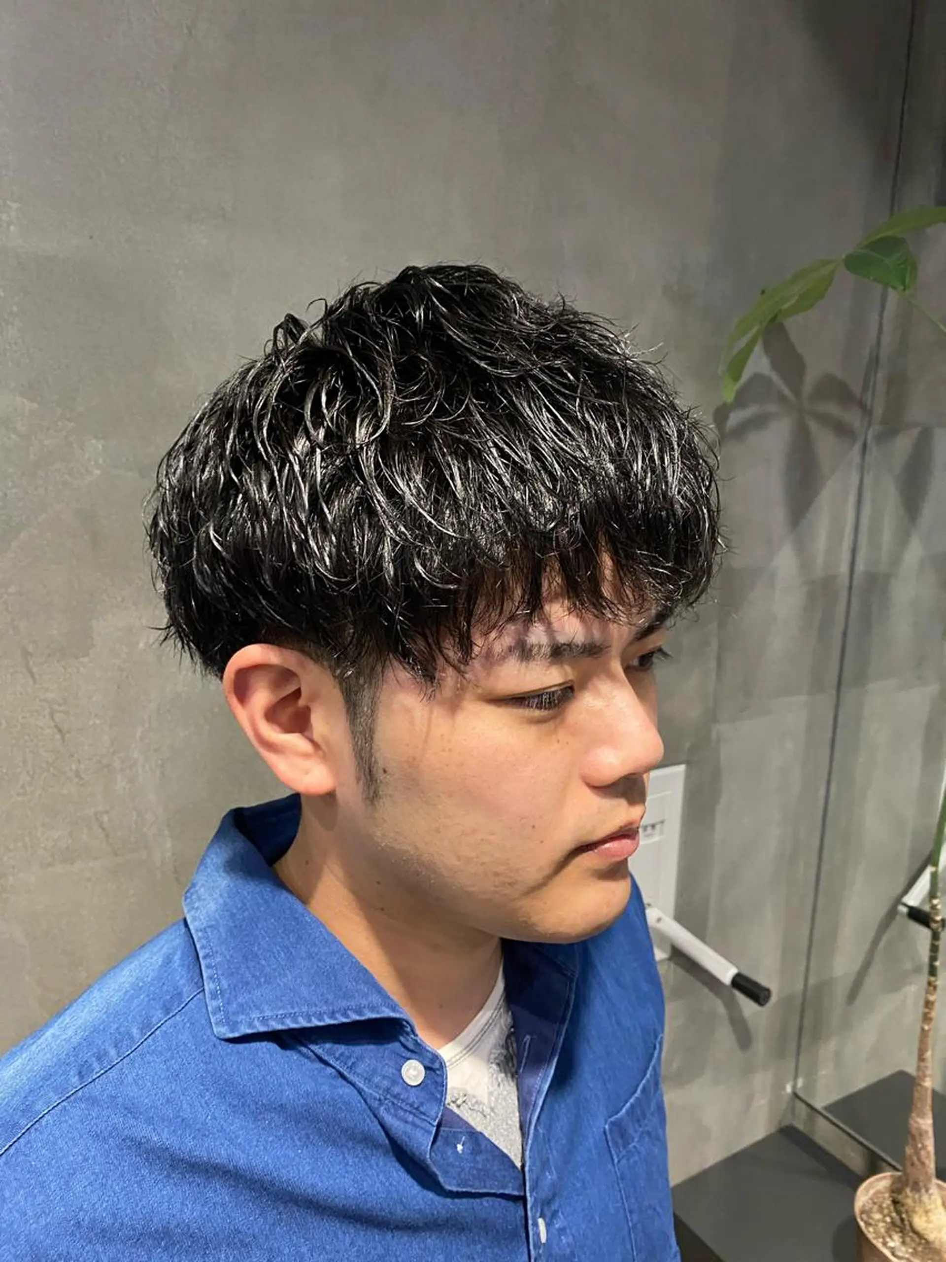 ショート パーマ メンズ Agu hair lore沼館店所属・八戸パーマ/メンズパ ーマ/シンゴ。のヘアスタイル