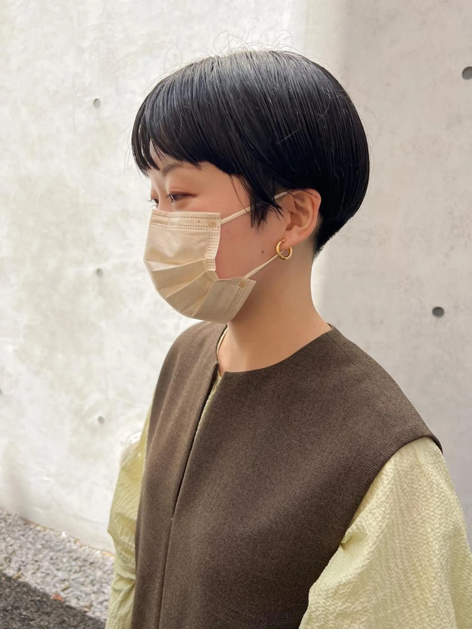 ショート ショートボブ ボブ 髪質改善 韓国風ヘア レイヤーカット カット トリートメント a moment(モーメント)所属・蔵前 デザインカット KOBAYASHIのヘアスタイル
