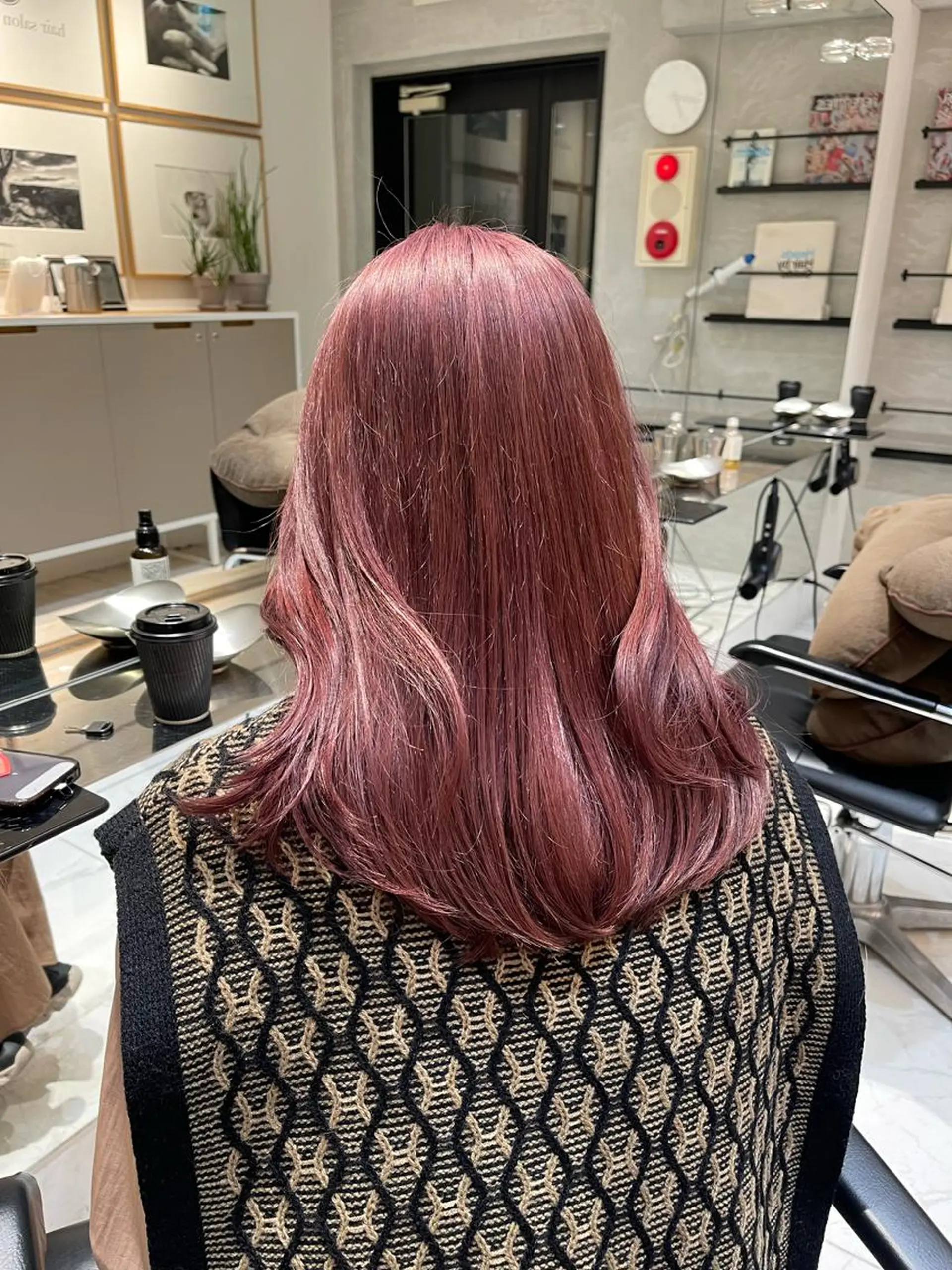 セミロング ラベンダー/レイヤー カット🤎mamiのヘアスタイル