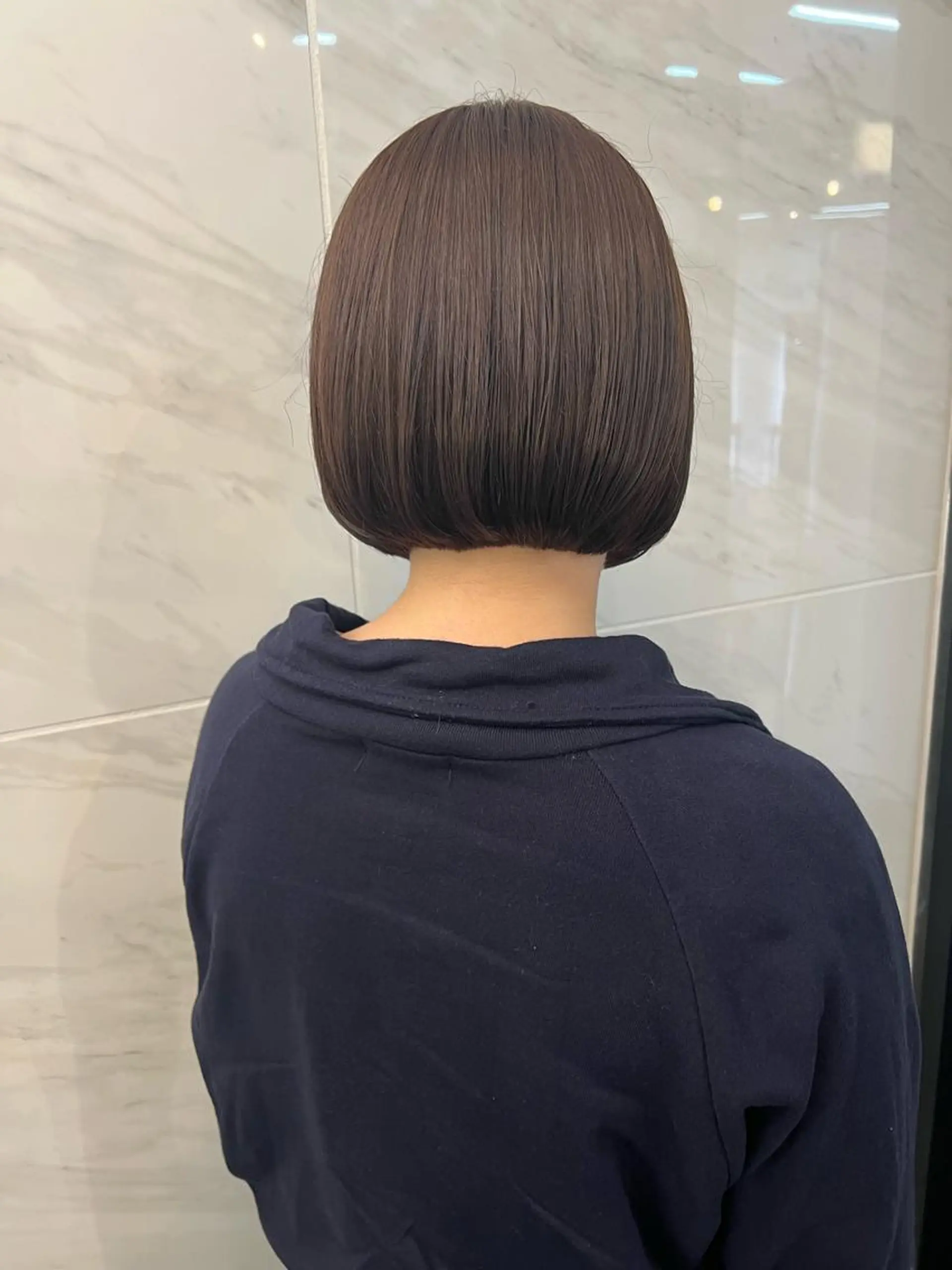 ショート ボブ カット ヘアカラー 🩶韓国/似合わせ/ さわ🩶のヘアスタイル