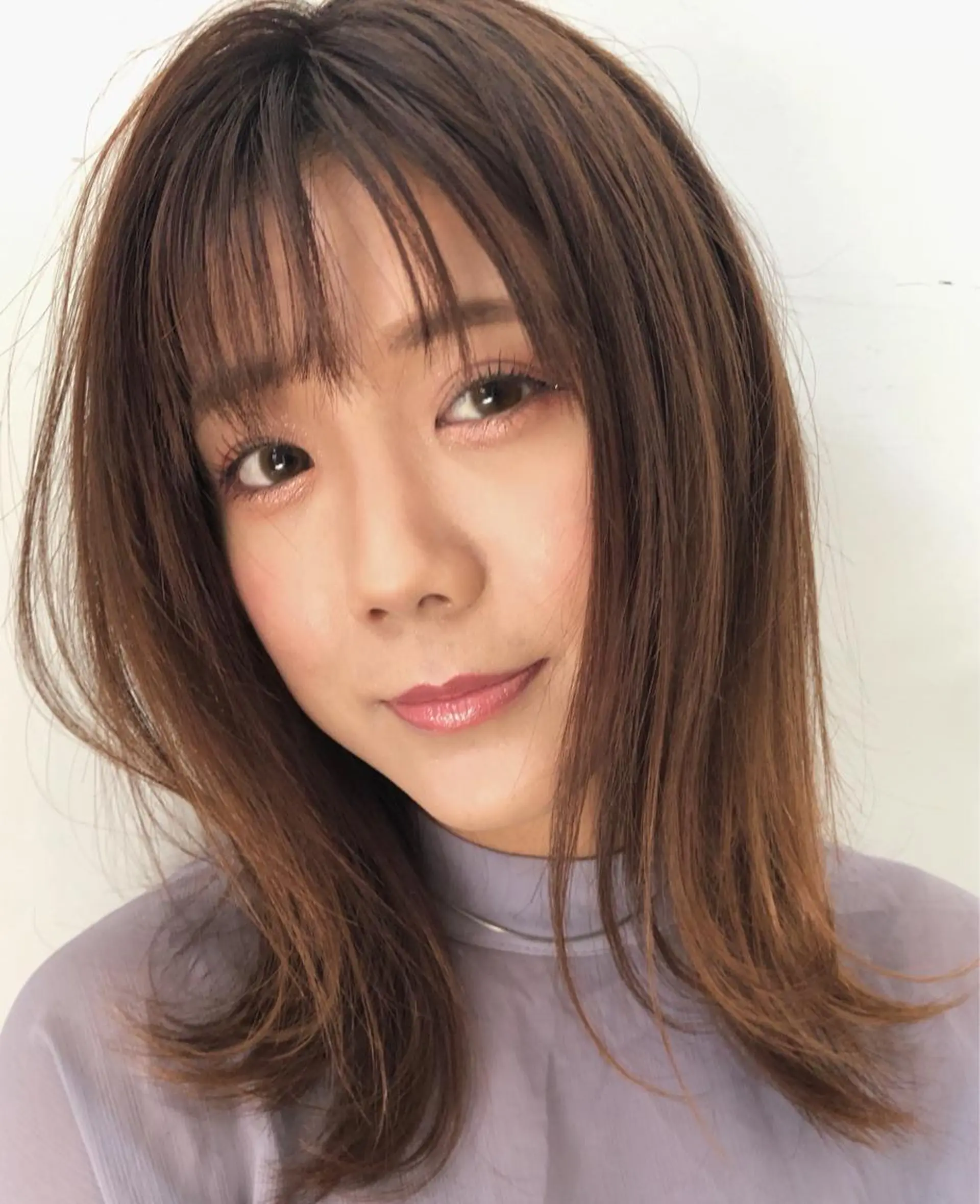 ミディアム 片山美穂 心斎橋・北堀江のヘアスタイル