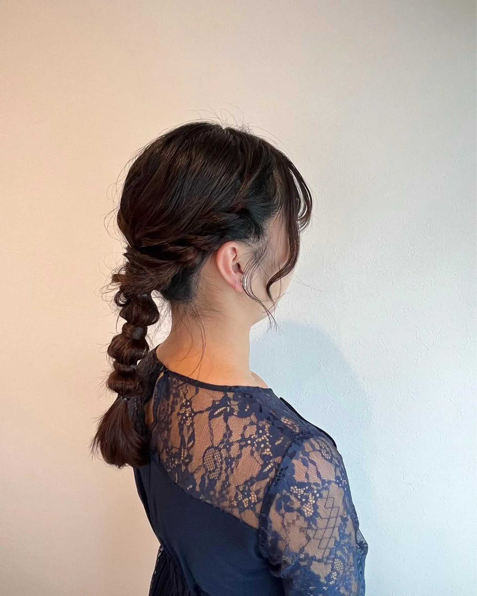 セミロング ヘアアレンジ yuuka/ボブ/ダ ブルカラー/髪質改善のヘアスタイル