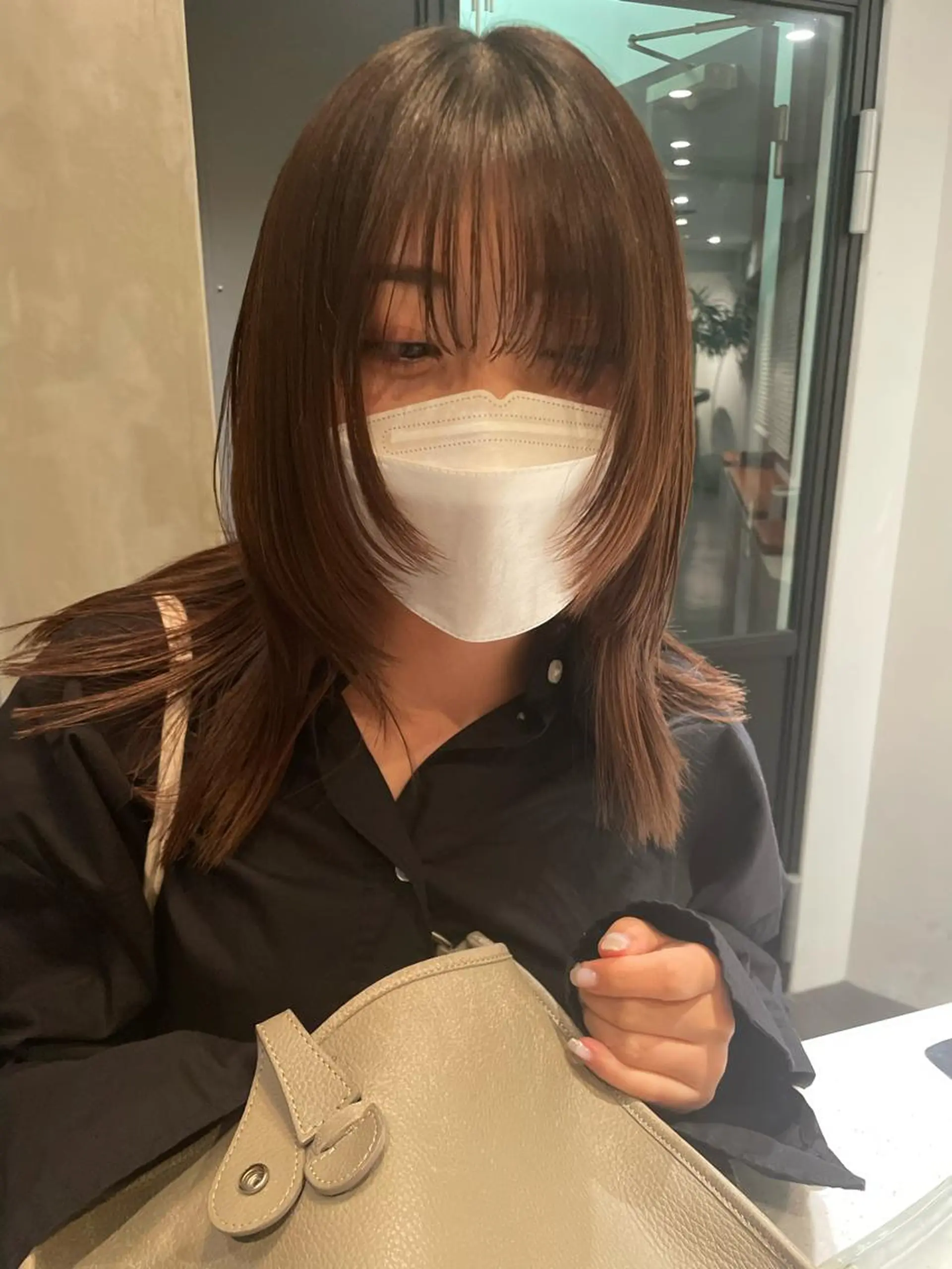 ミディアム カラー カット classic 新横浜所属・大人girly🛋️ 🤍yukakoのヘアスタイル