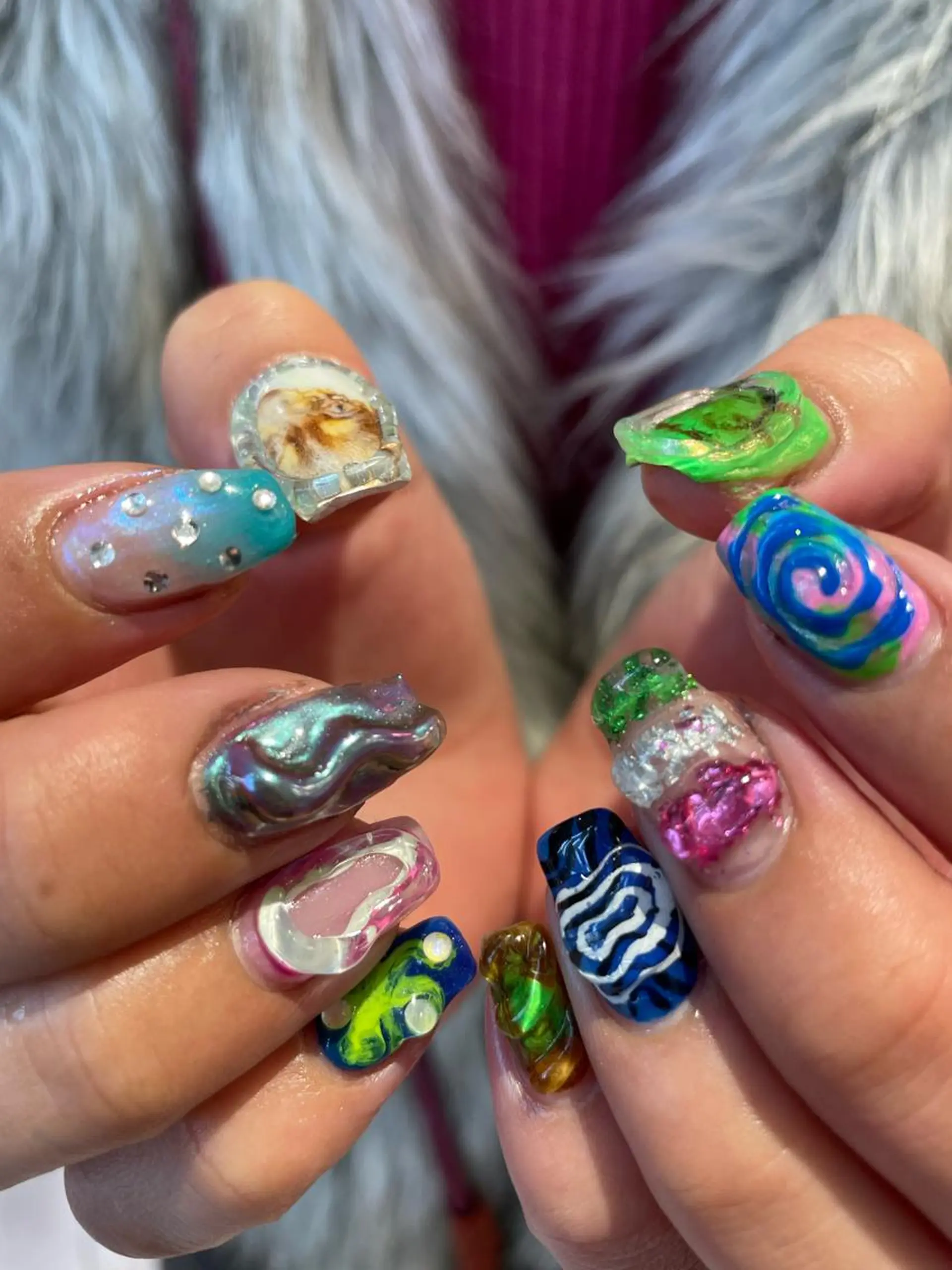 ネイル ハンドネイル hair&nail ☯️アイリ☯️のネイルデザイン