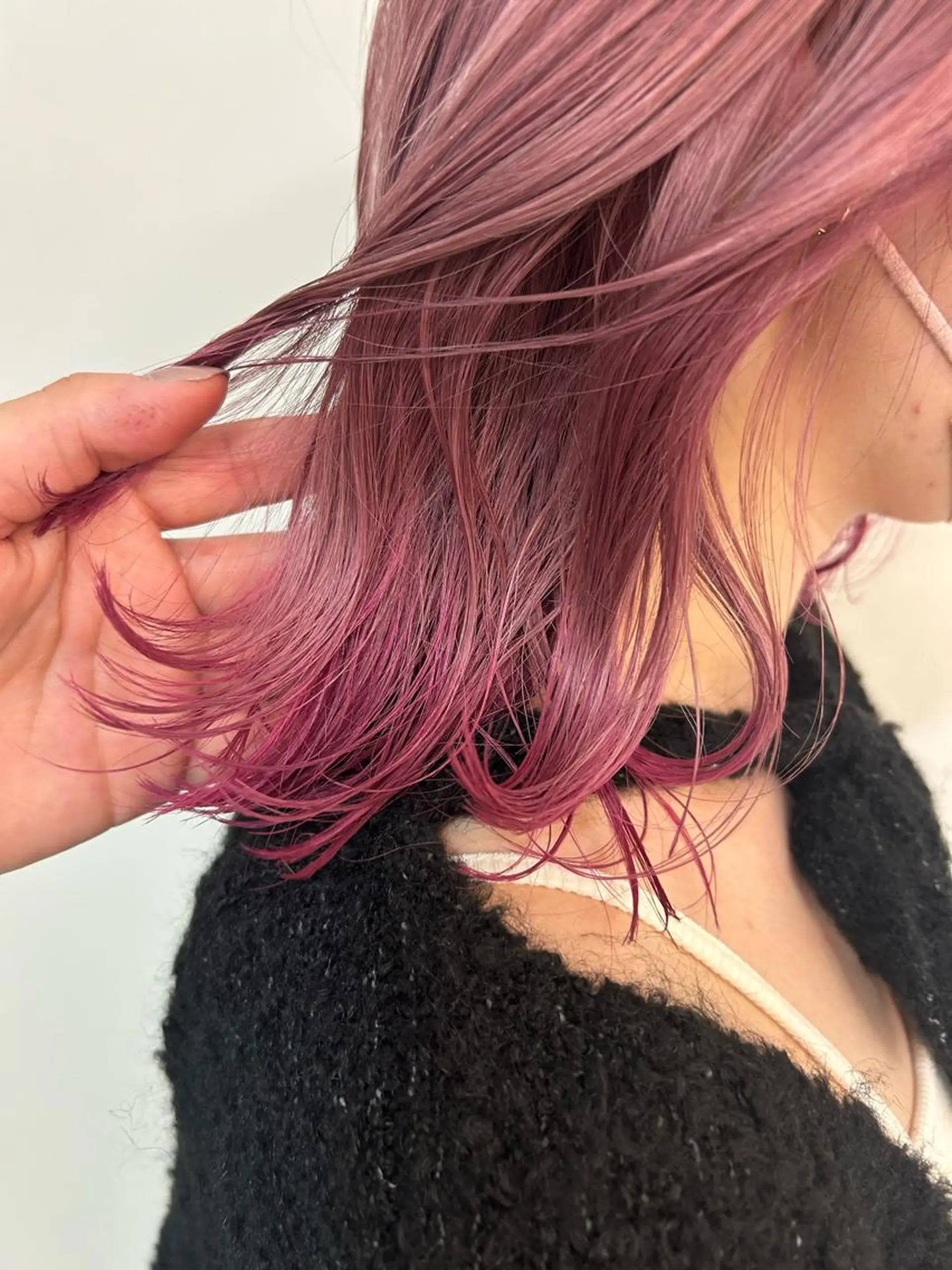 ミディアム カット ヘアカラー 韓国🇰🇷ボブ✂︎ レイヤー✂︎三吉明人のヘアスタイル