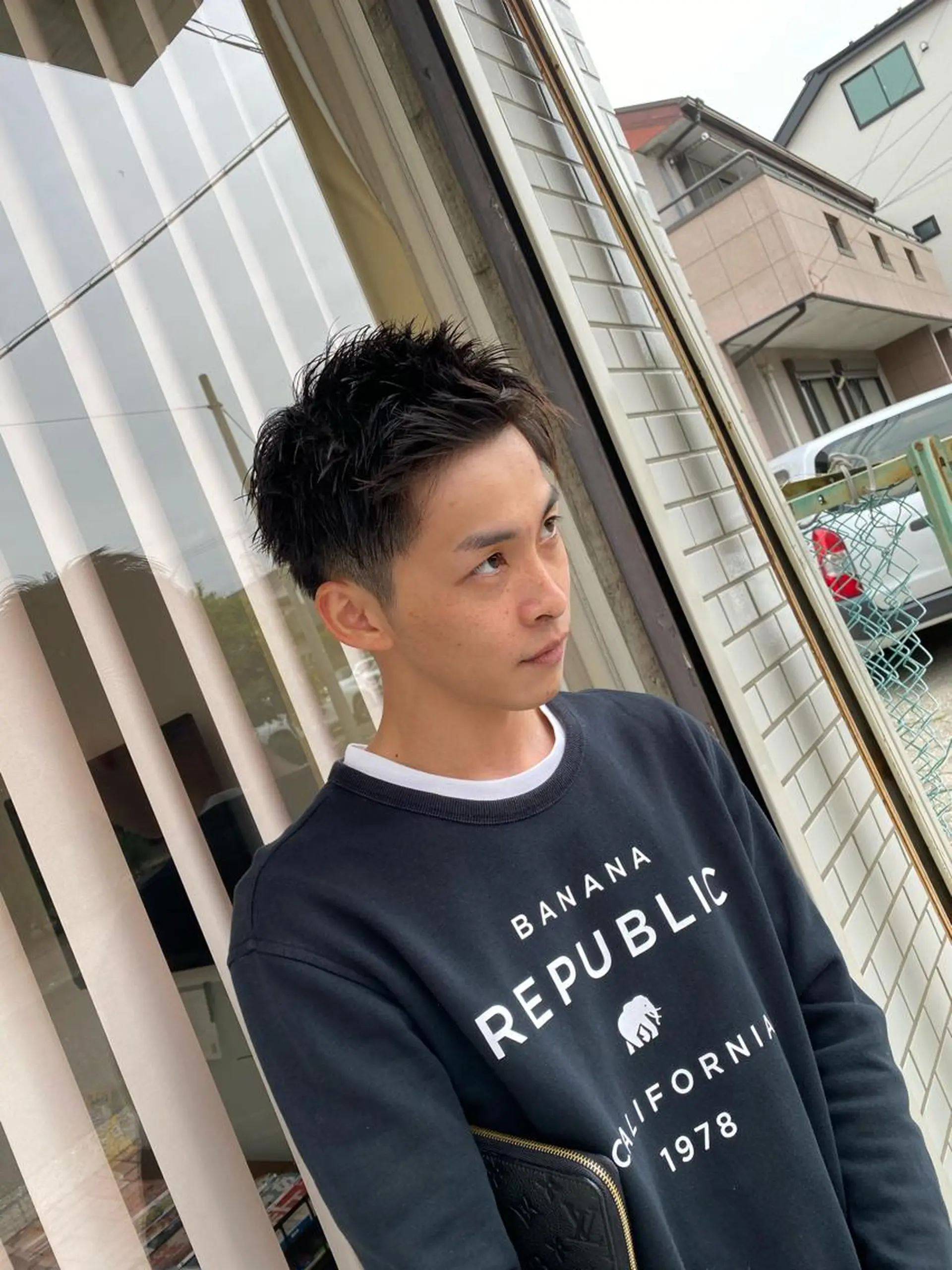 ショート カラー メンズ RIRŪA所属・プルシールエクステ ちゃきのヘアスタイル