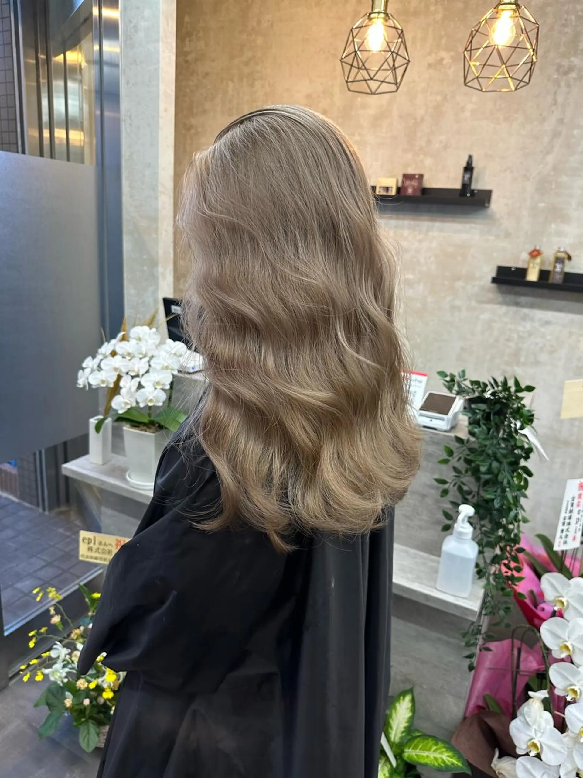 セミロング ヘアカラー トリートメント epi エピのヘアスタイル