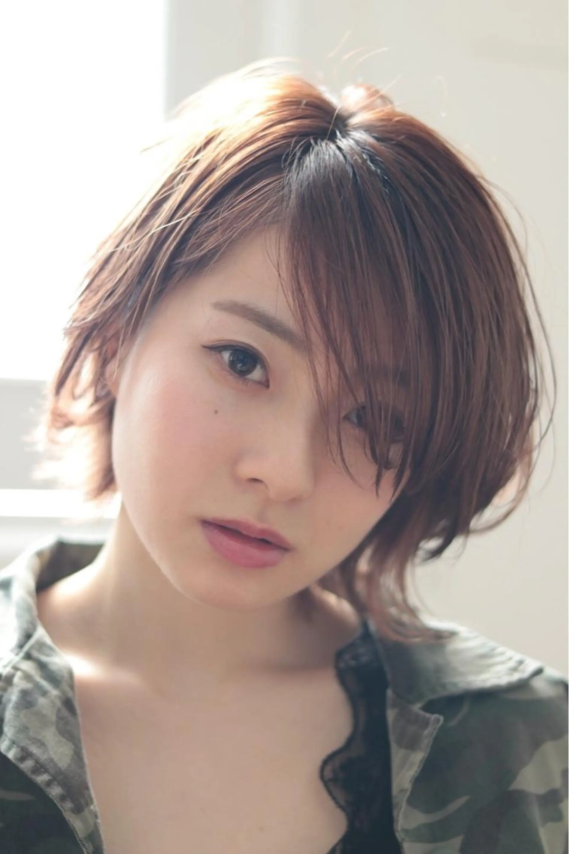 ショート カット ヘアカラー トリートメント しが りょーたのヘアスタイル