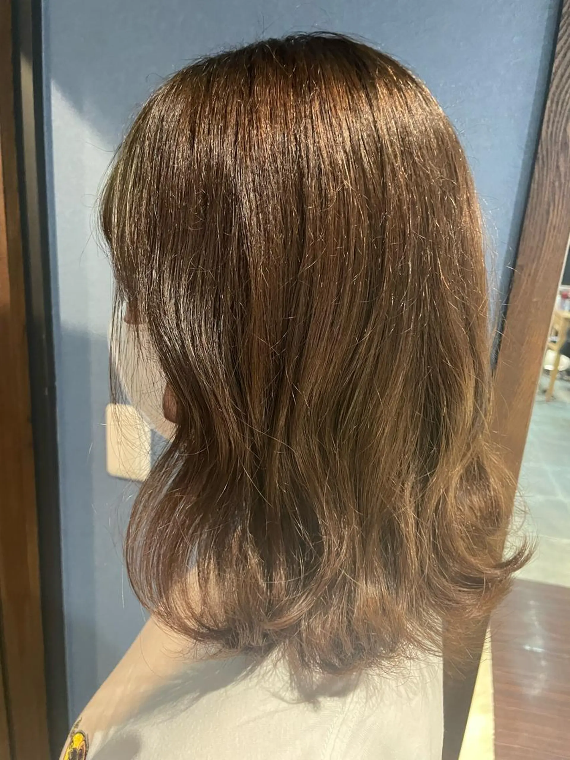 ミディアム カラー ベージュカラー ラテベージュ 🎀Kubu🍀 Natsumu🎀のヘアスタイル