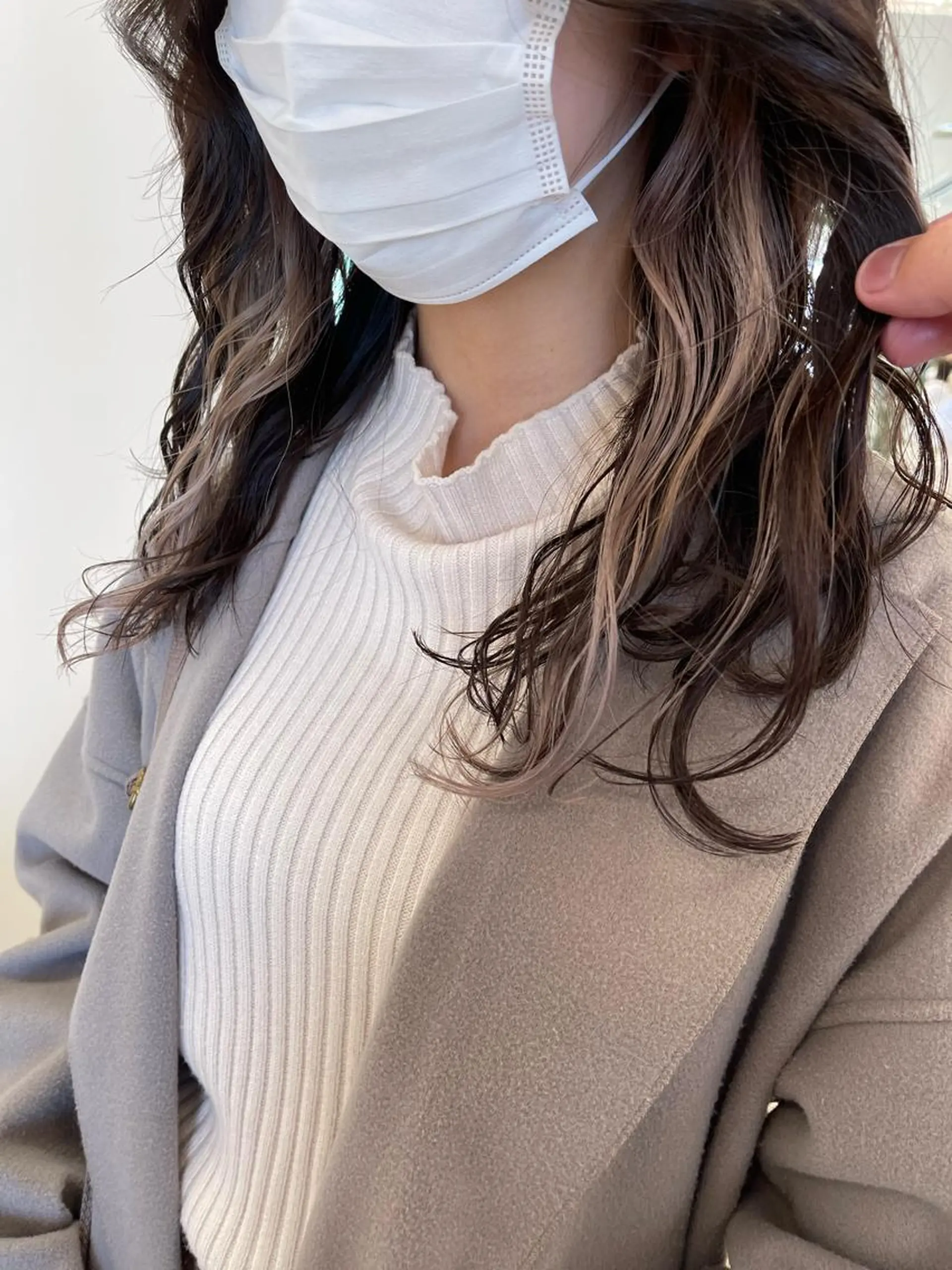 セミロング カラー 🍀自然＆長持ち♪ 縮毛矯正の匠✨️のヘアスタイル