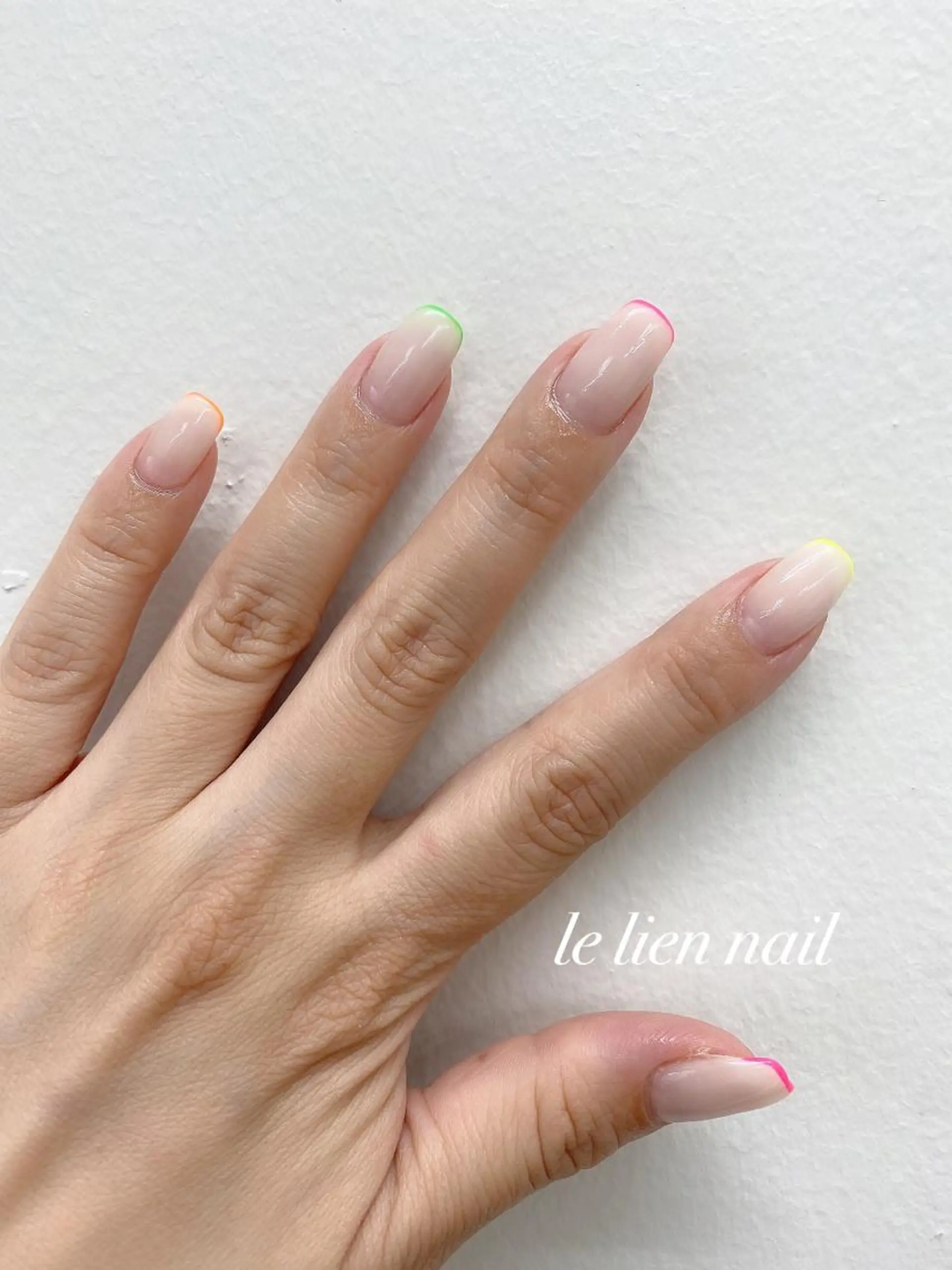 ネイル フレンチネイル le lien nailのネイルデザイン
