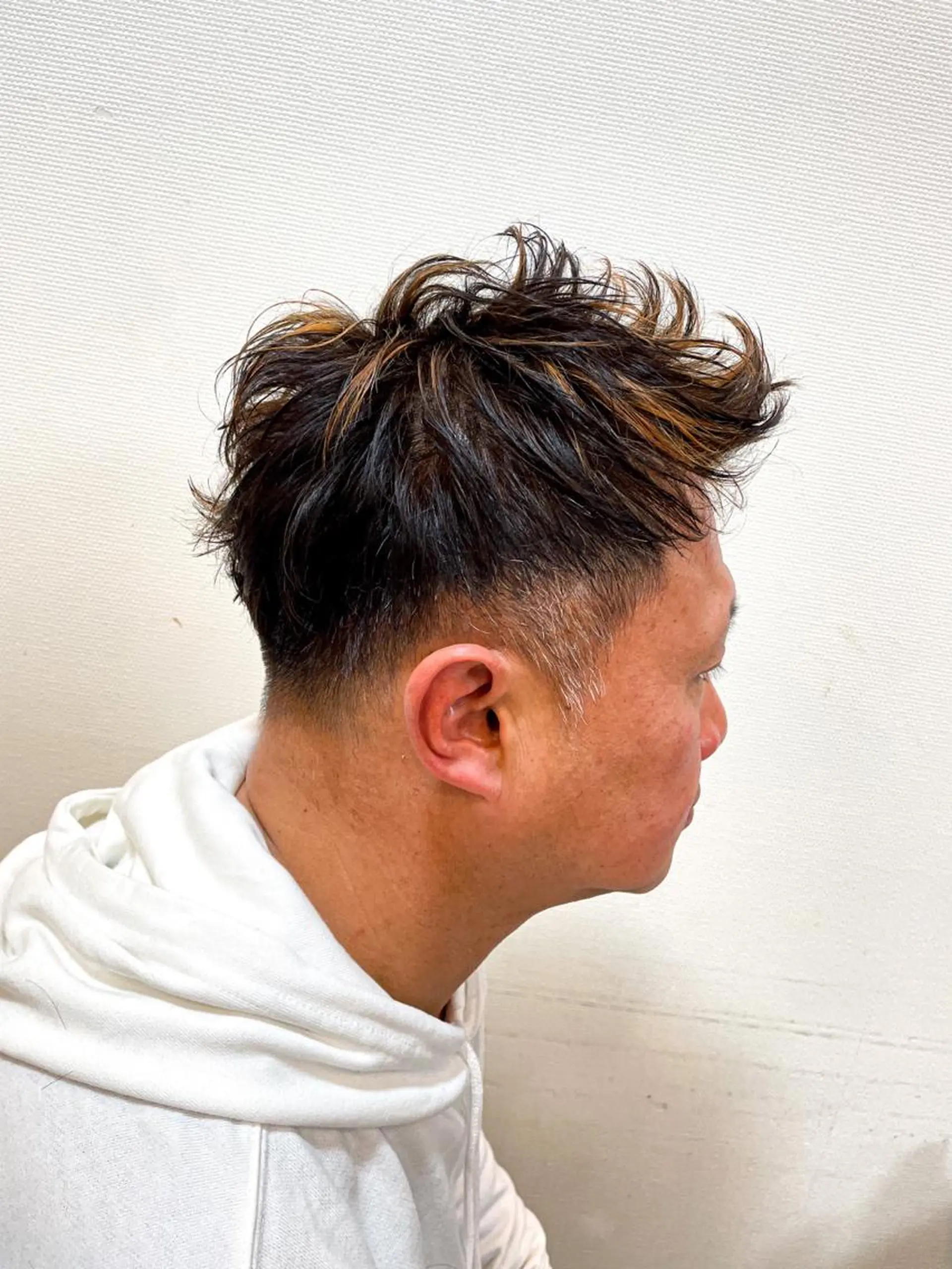 ショート パーマ メンズ カット パーマ メンズパーマ 赤司 泰樹のヘアスタイル