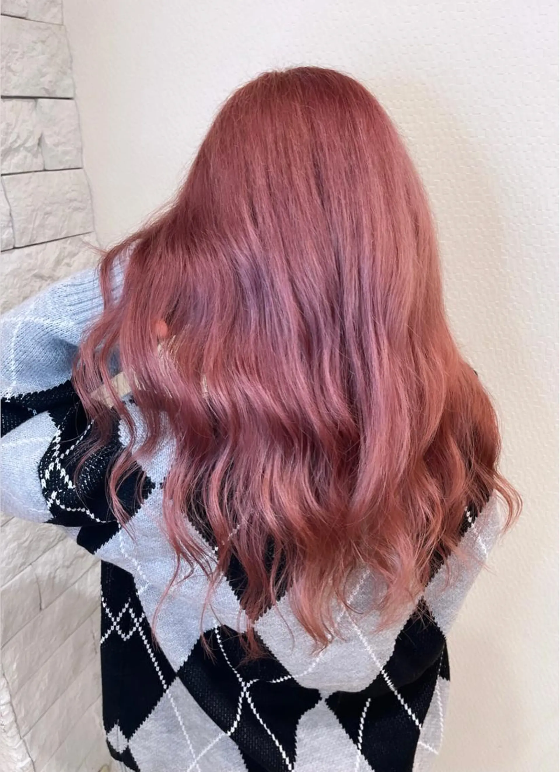 カラー ピンクカラー ヘアカラー 名古屋のピンク好き かずくん🦩のヘアスタイル