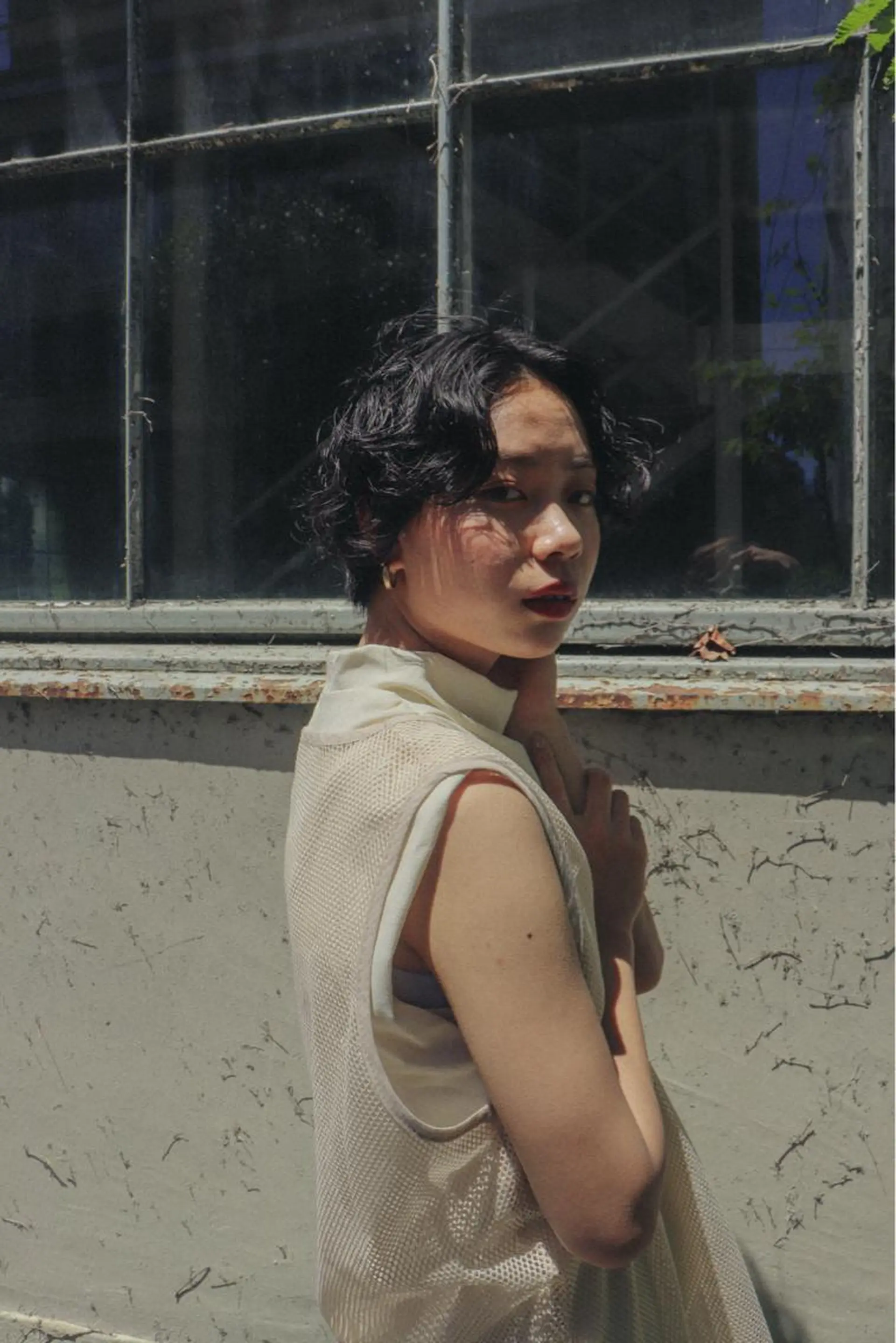 ショート タンバルモリパーマ 礒井メンキのヘアスタイル