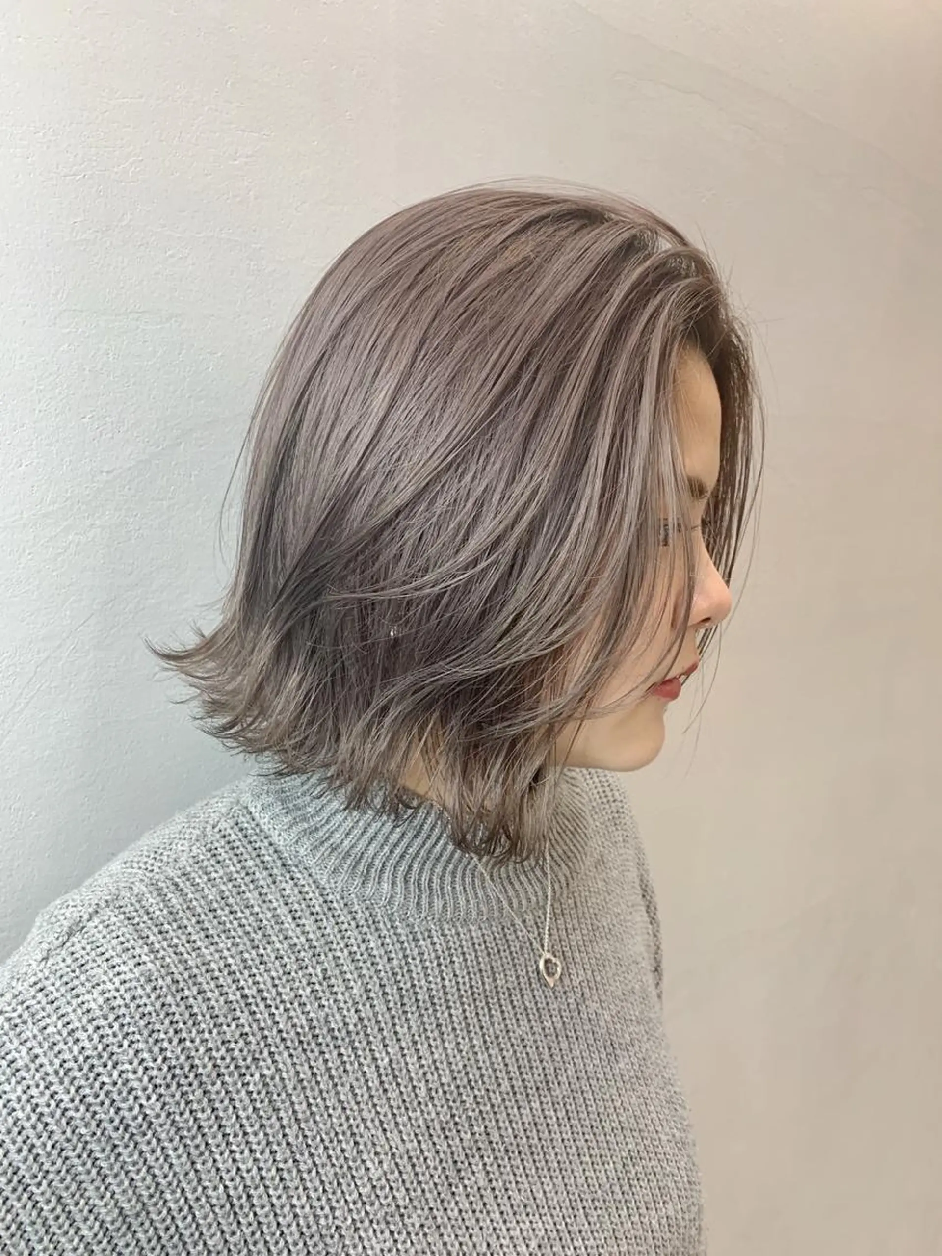 ミディアム カラー Stir Maison 大宮所属・ryuma/ボブ /透明感カラーのヘアスタイル