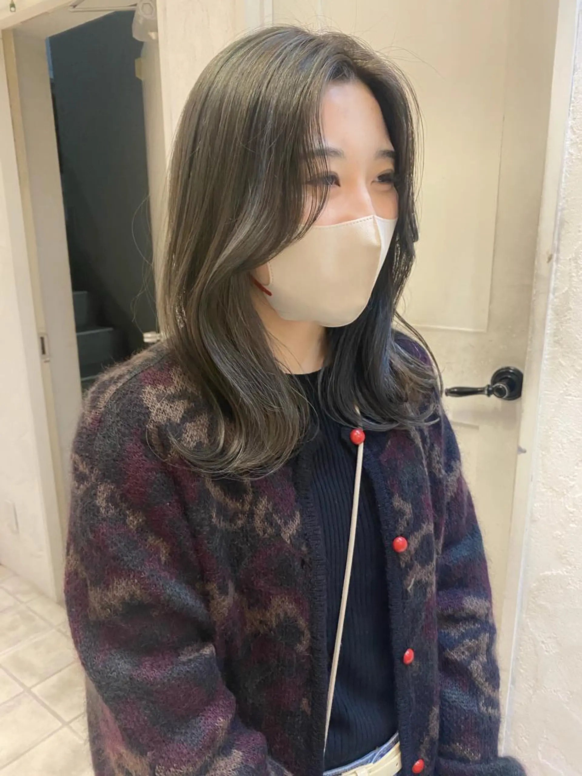 ロング カラー グレージュ ハイライトカラー ハイライト 🌟アレンジが似合う カラー🌟Rumiのヘアスタイル