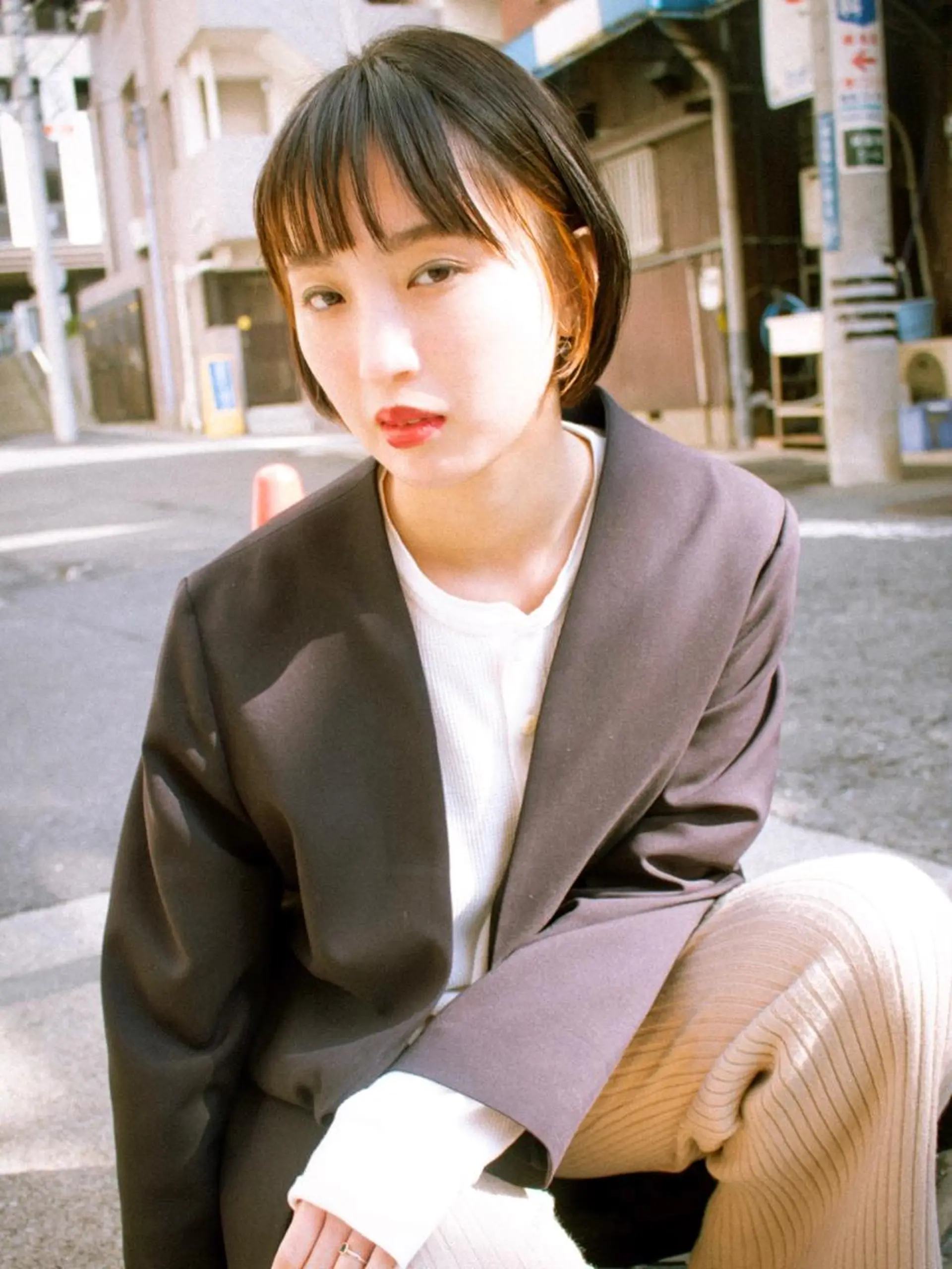 ショート カラー gite カワムラナオキのヘアスタイル