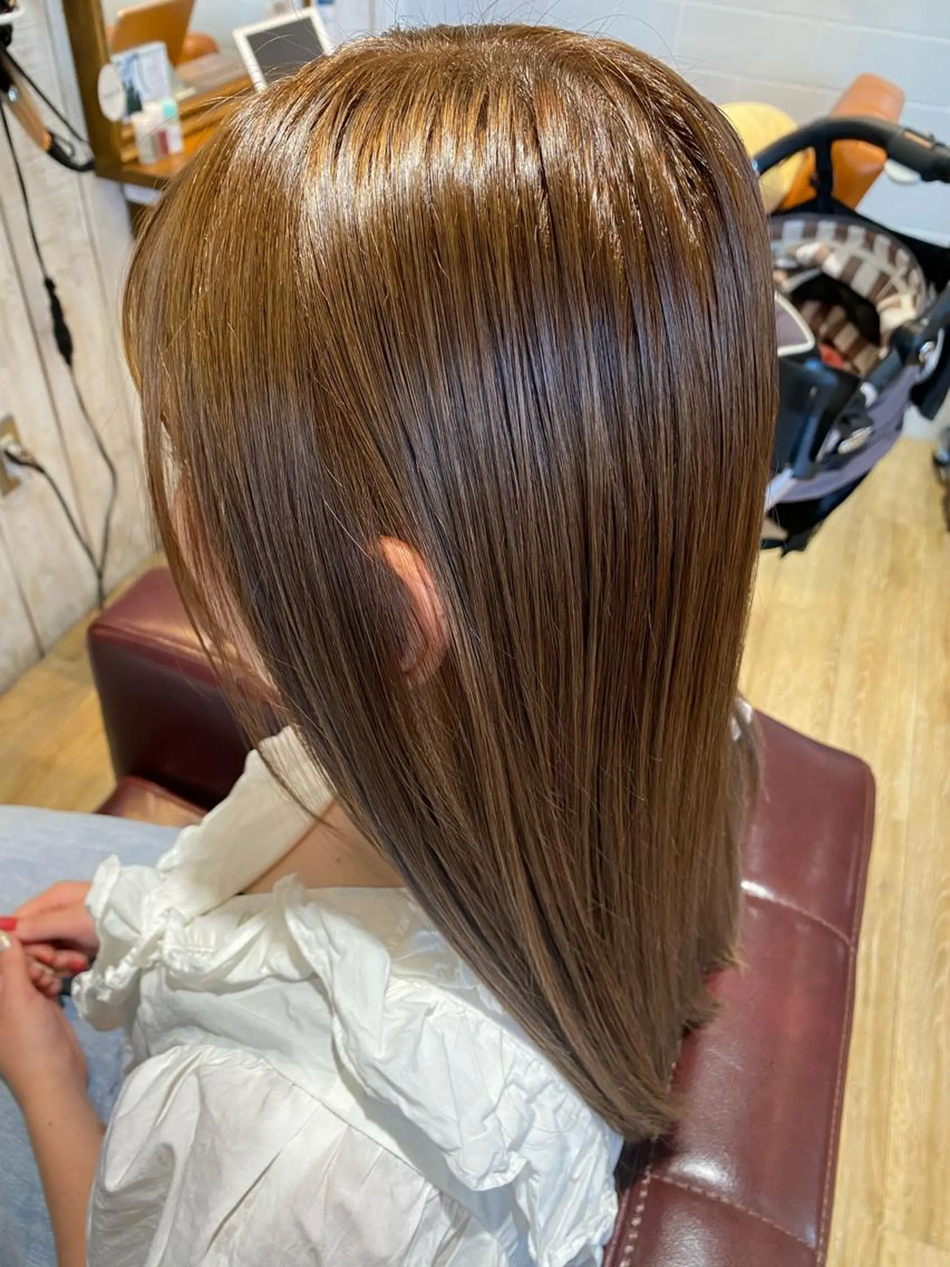 セミロング カット ヘアカラー トリートメント ヘッドスパ ICON所属・艶美髪マスター 店長✂︎YUKKEのヘアスタイル