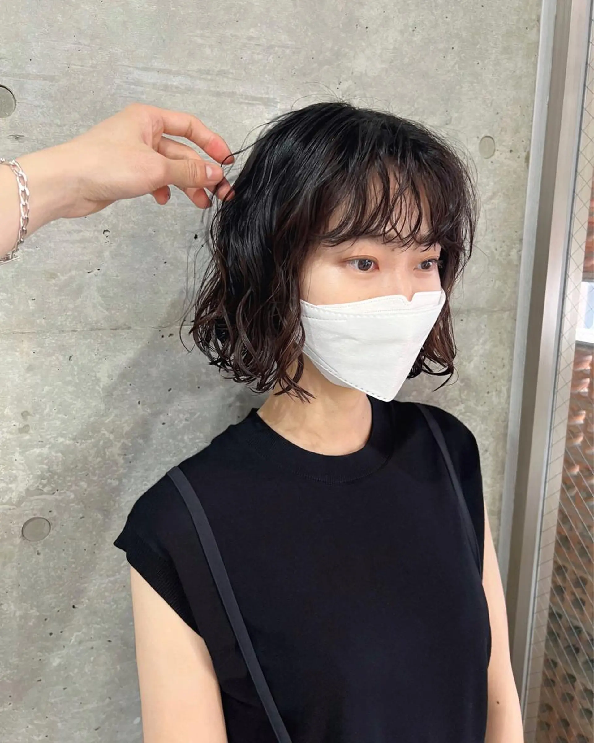 パーマ ボブパーマコテ巻き風 パーマNo1深江秀平のヘアスタイル