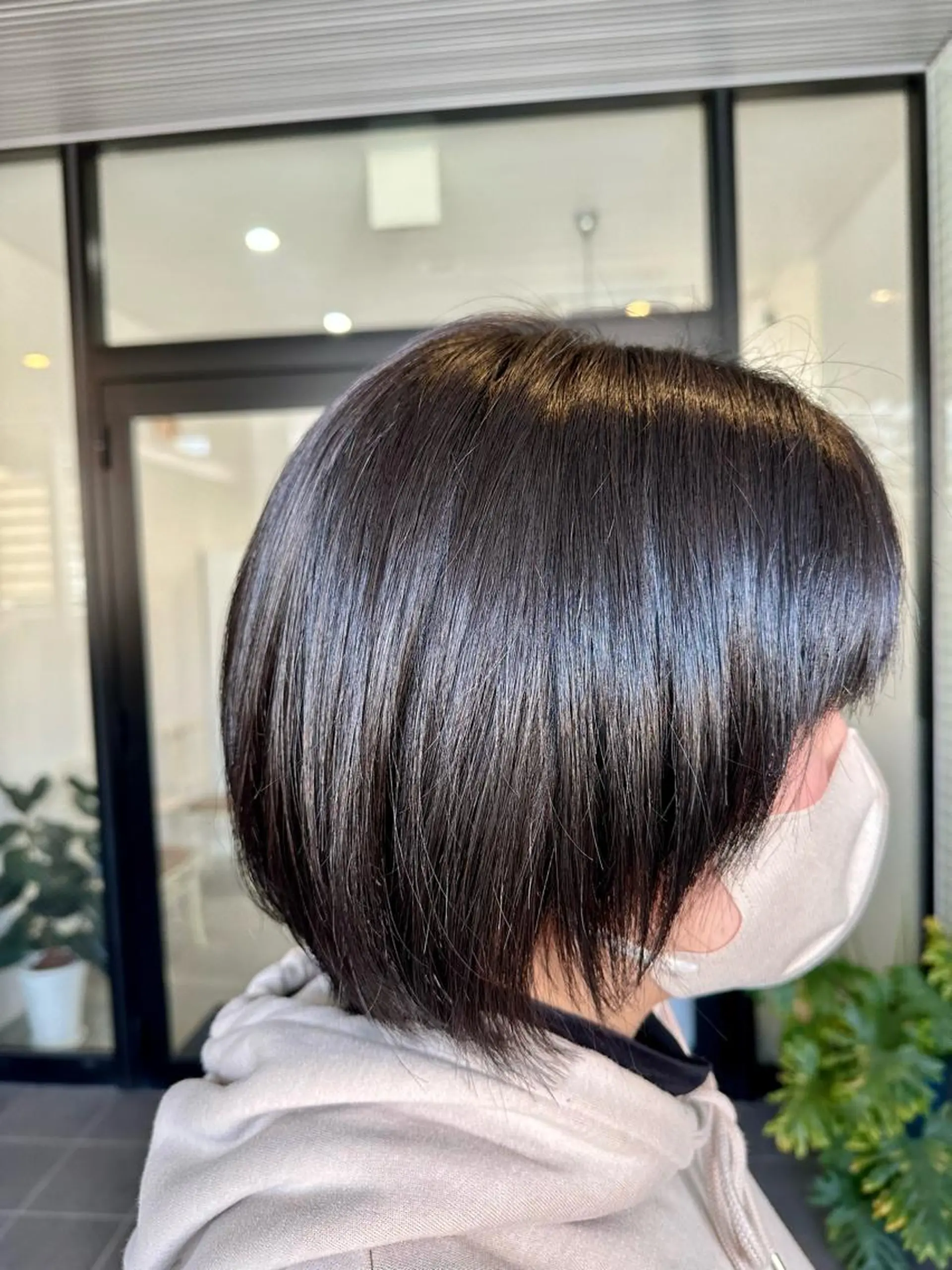 ショート カット 縮毛矯正 トリートメント JYO 髪質改善専門家のヘアスタイル