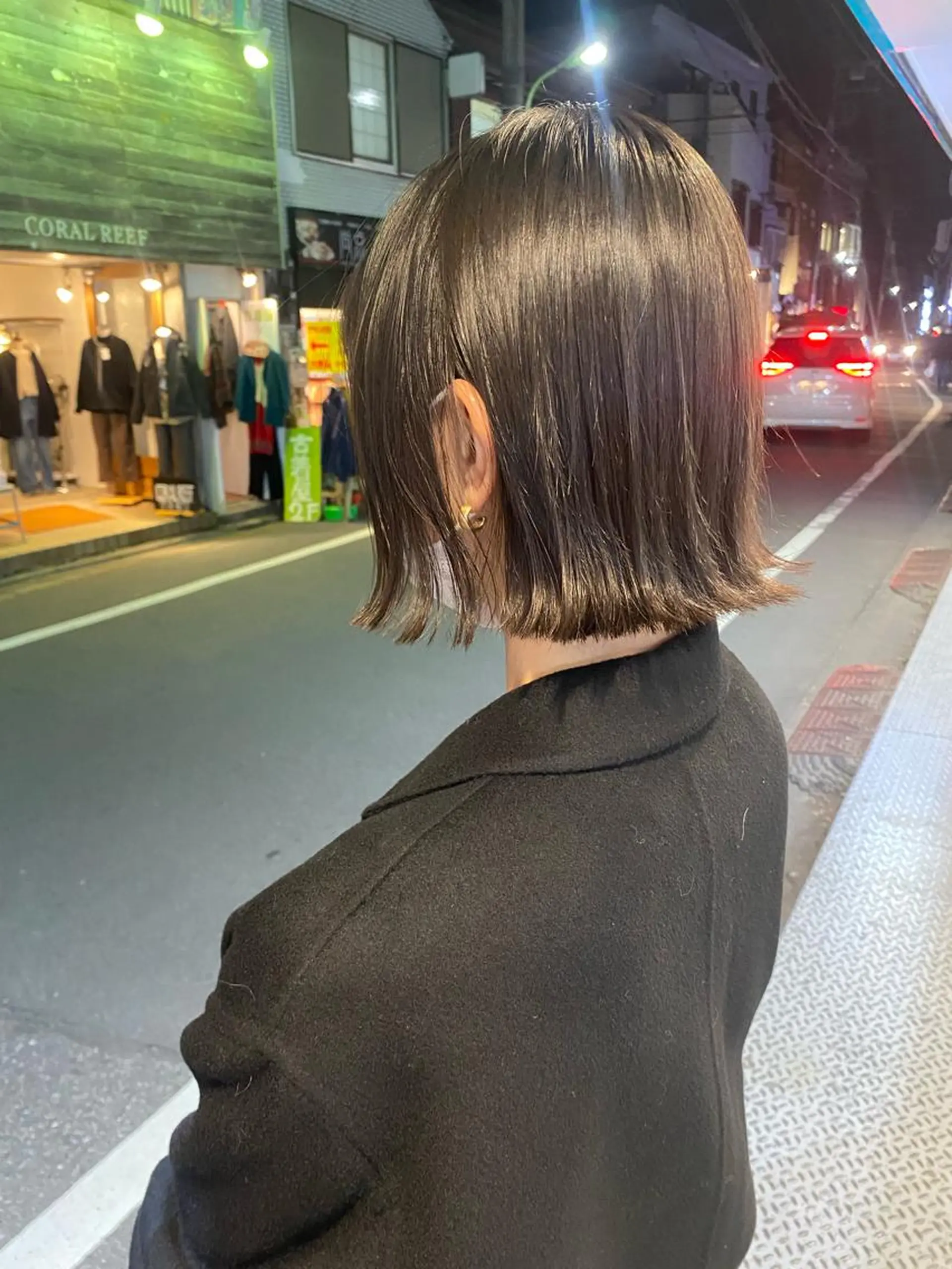 ショート 切りっぱなしボブ ボブ カット ヘアカラー 西山梨々/ボブ/ ショート/レイヤーのヘアスタイル