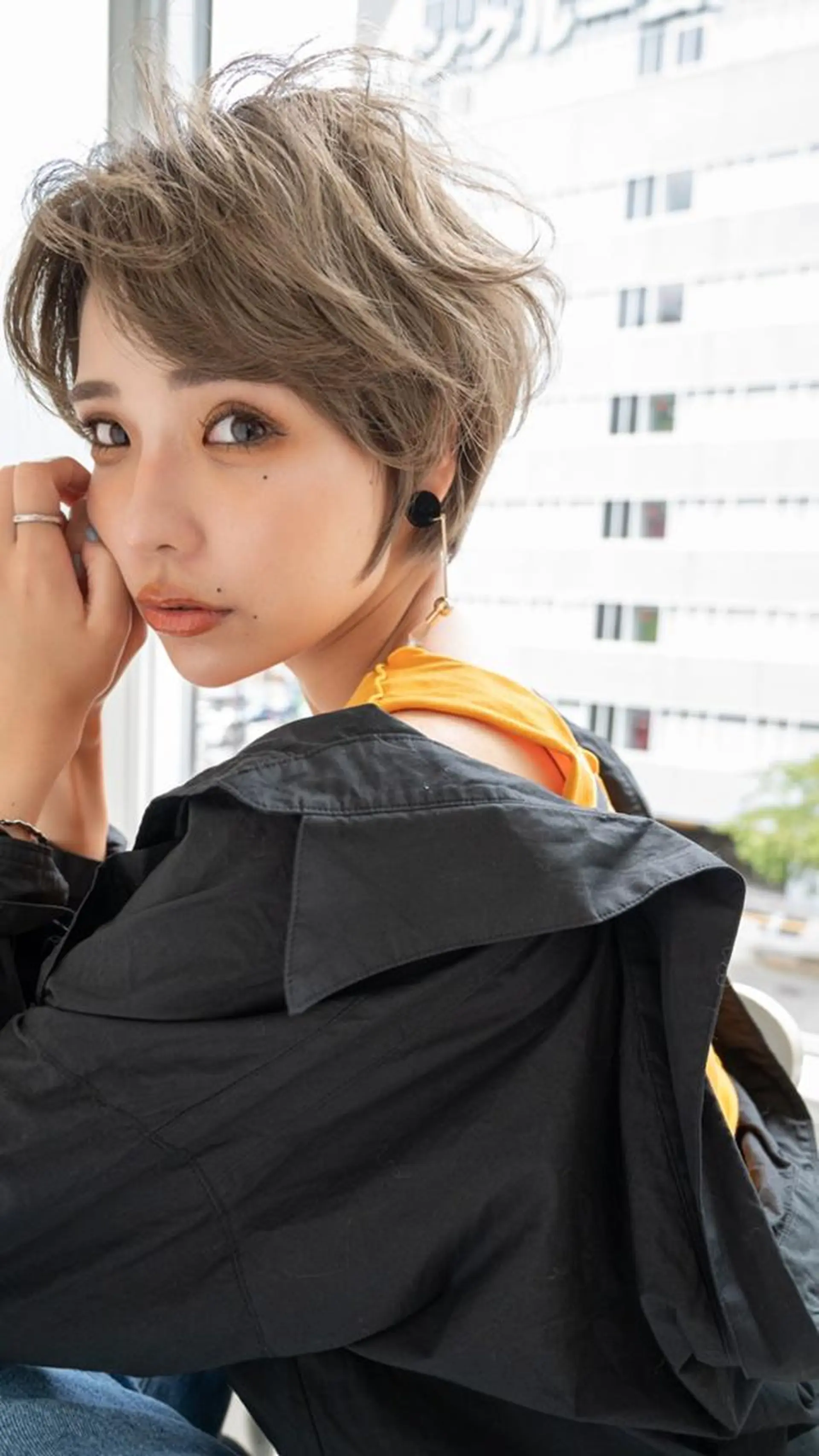 ショート カラー カット ヘアカラー ANGELICA 近鉄奈良店のヘアスタイル