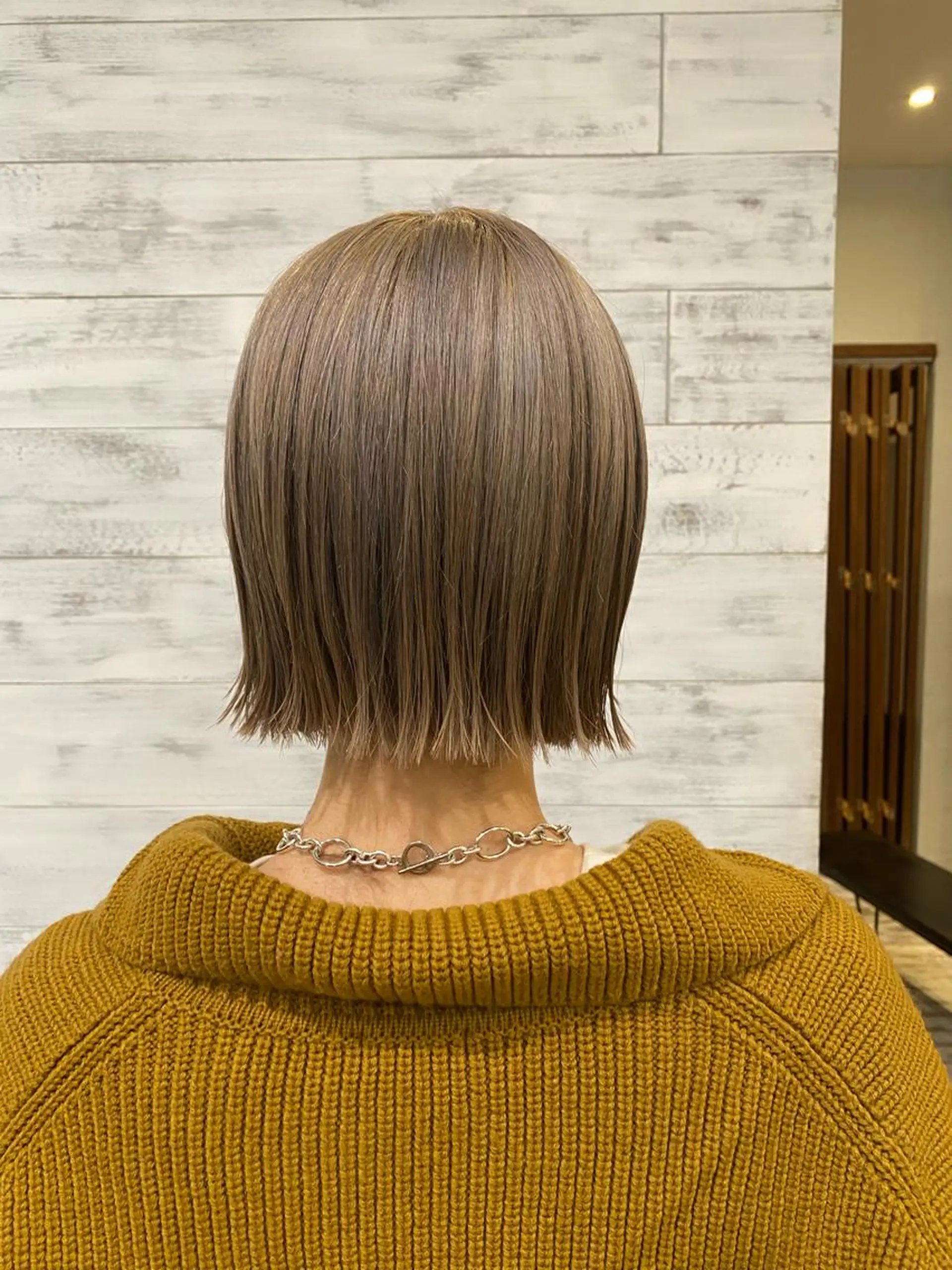 ショート 切りっぱなしボブ ボブ 栗原 瑞稀のヘアスタイル