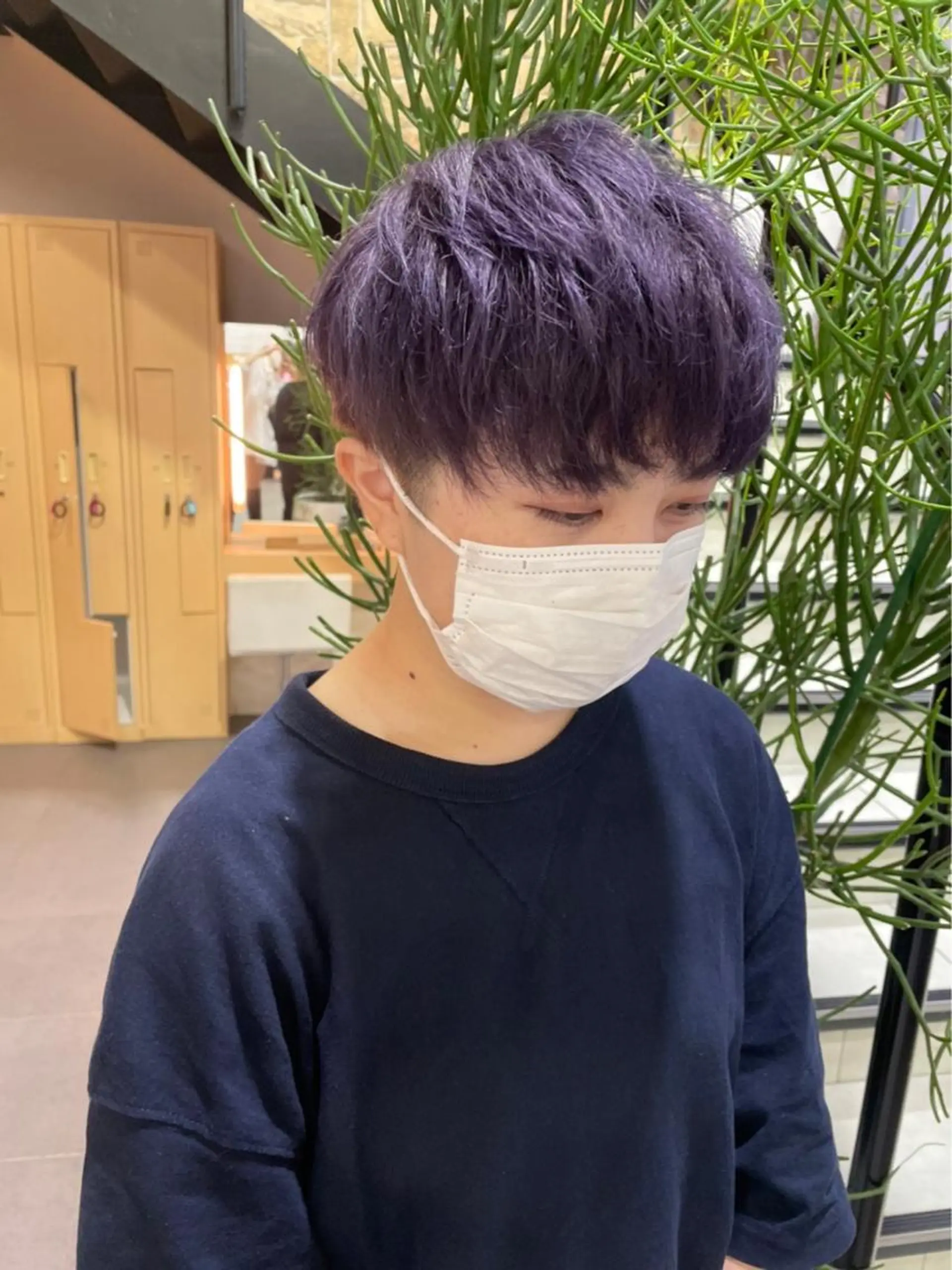 カラー メンズ メンズハイトーン ハイトーンカラー メンズカット/柏/韓 国/メンズパーマ航太のヘアスタイル