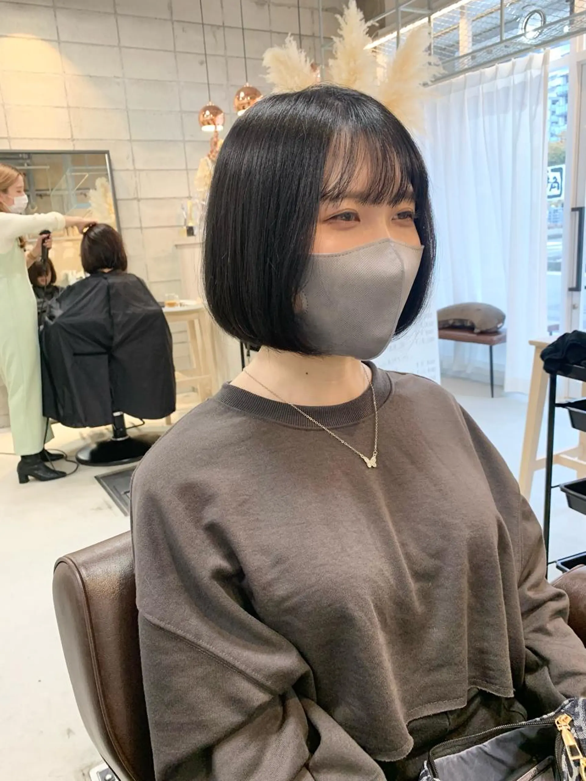 ショート カット パーマ トリートメント 新海 芳樹のヘアスタイル