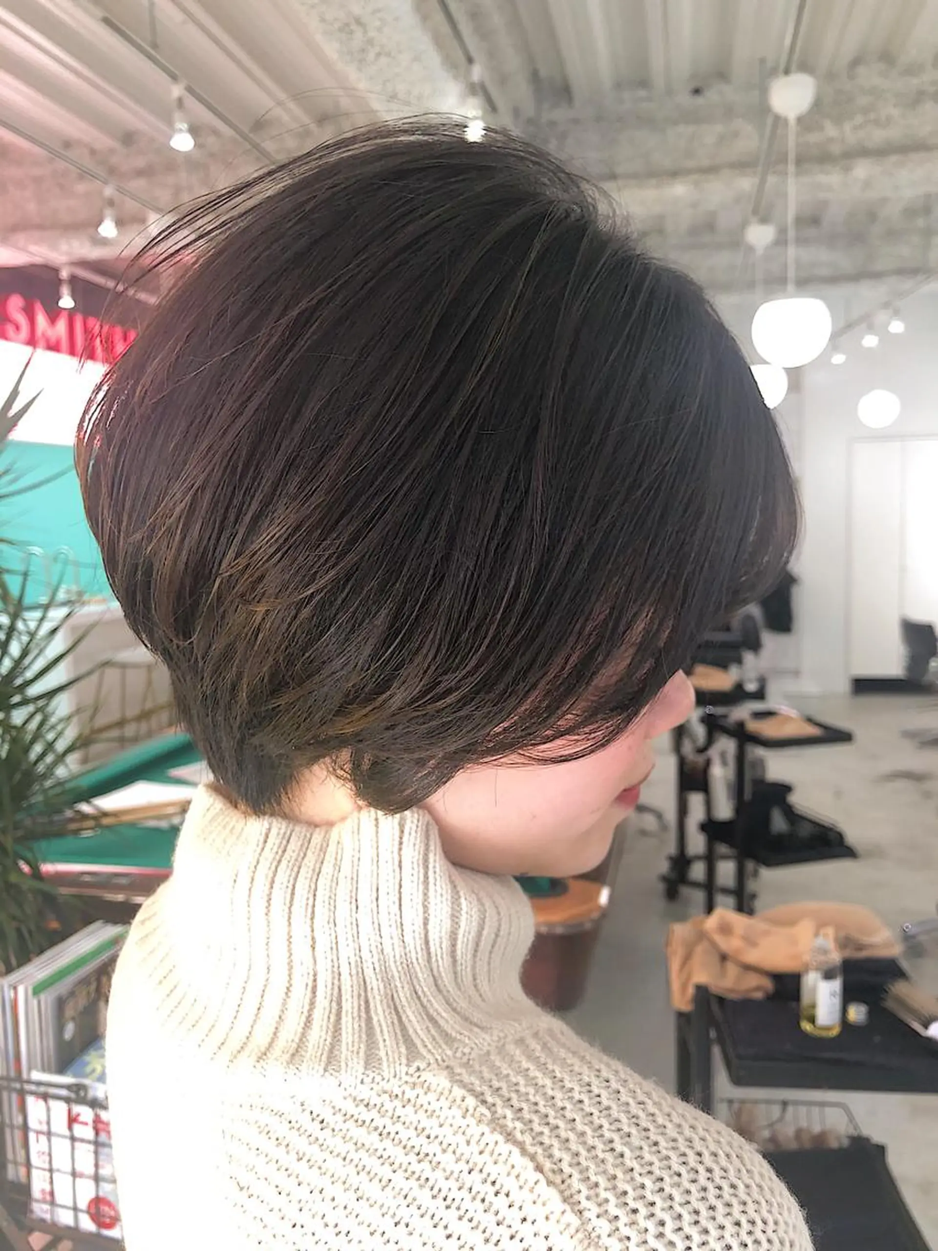ショート カラー ヘアアレンジ GRAND OMOTESANDOのヘアスタイル