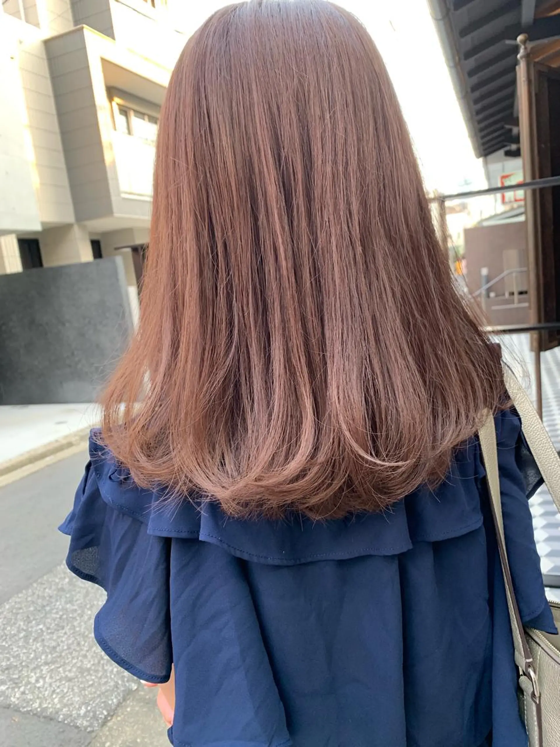 ミディアム カラー グレージュ ピンクカラー DUMBO所属・【完全マンツー 恵比寿】佐藤 翔のヘアスタイル