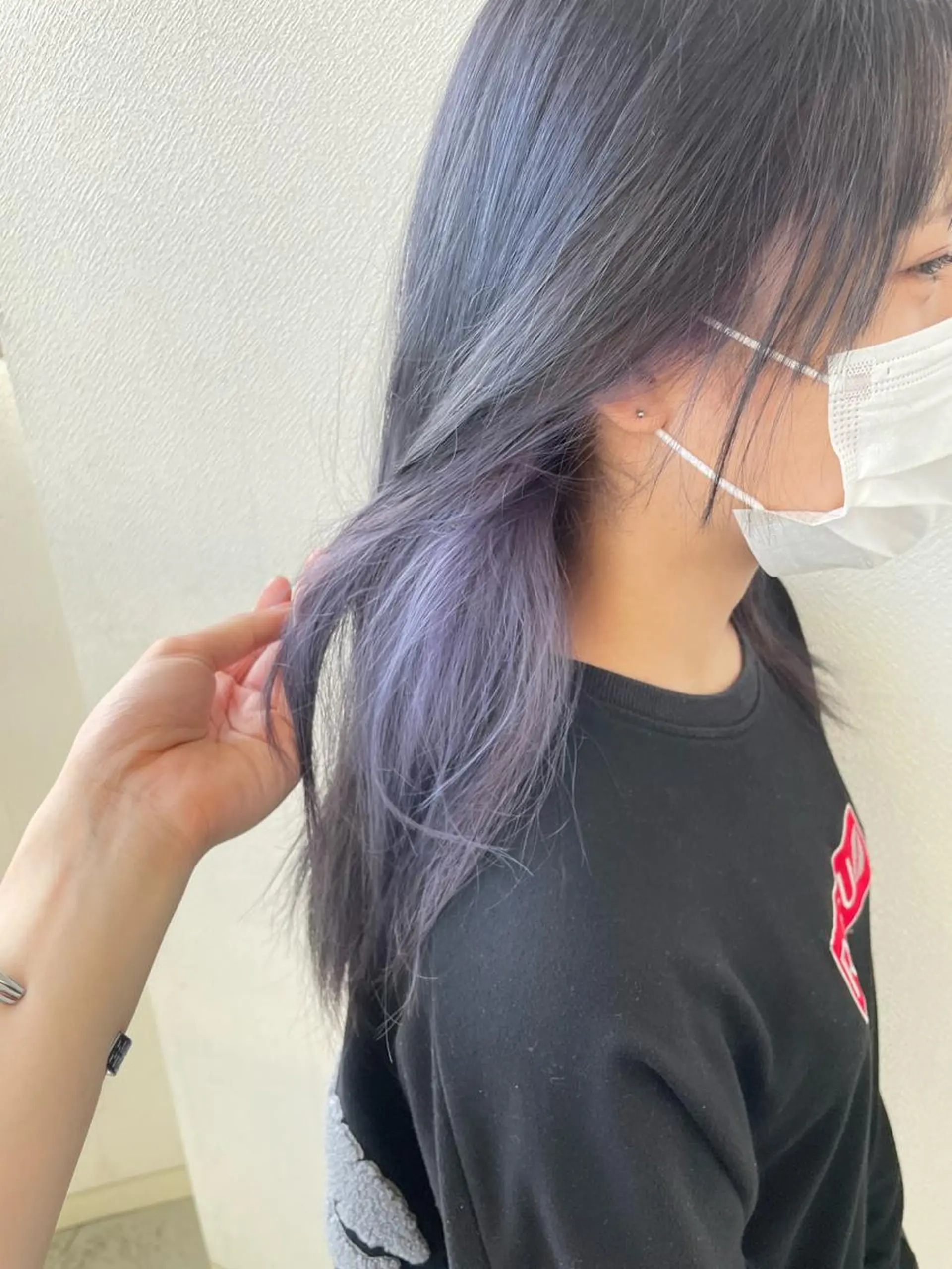 セミロング カラー リュウセイ/ブリーチ ・デザイン特化のヘアスタイル