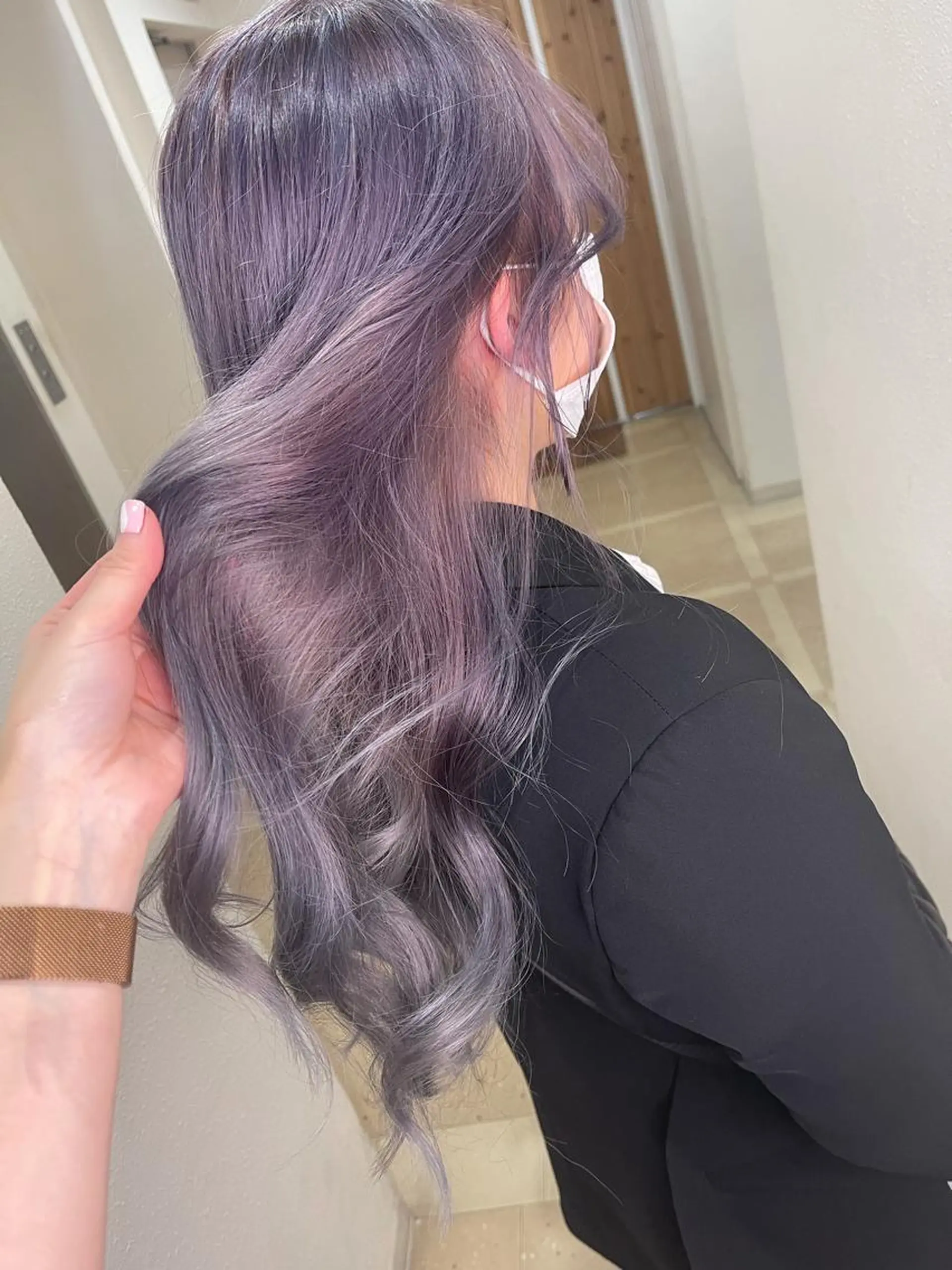 ロング カット ヘアカラー トリートメント 韓国 / 中国ヘア 🦋Noniのヘアスタイル