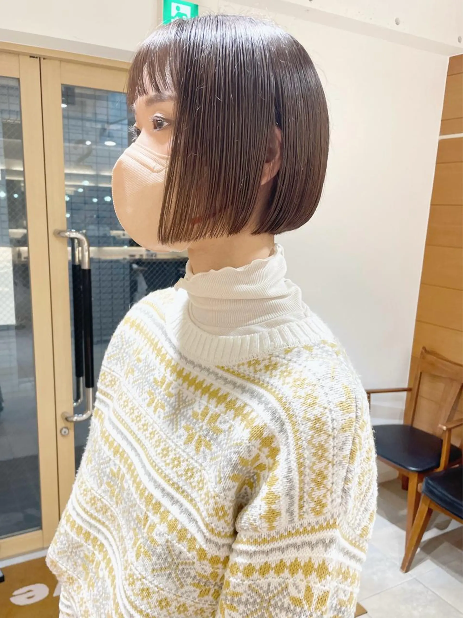 ショート カラー カット ヘアカラー トリートメント 齋藤 咲のヘアスタイル