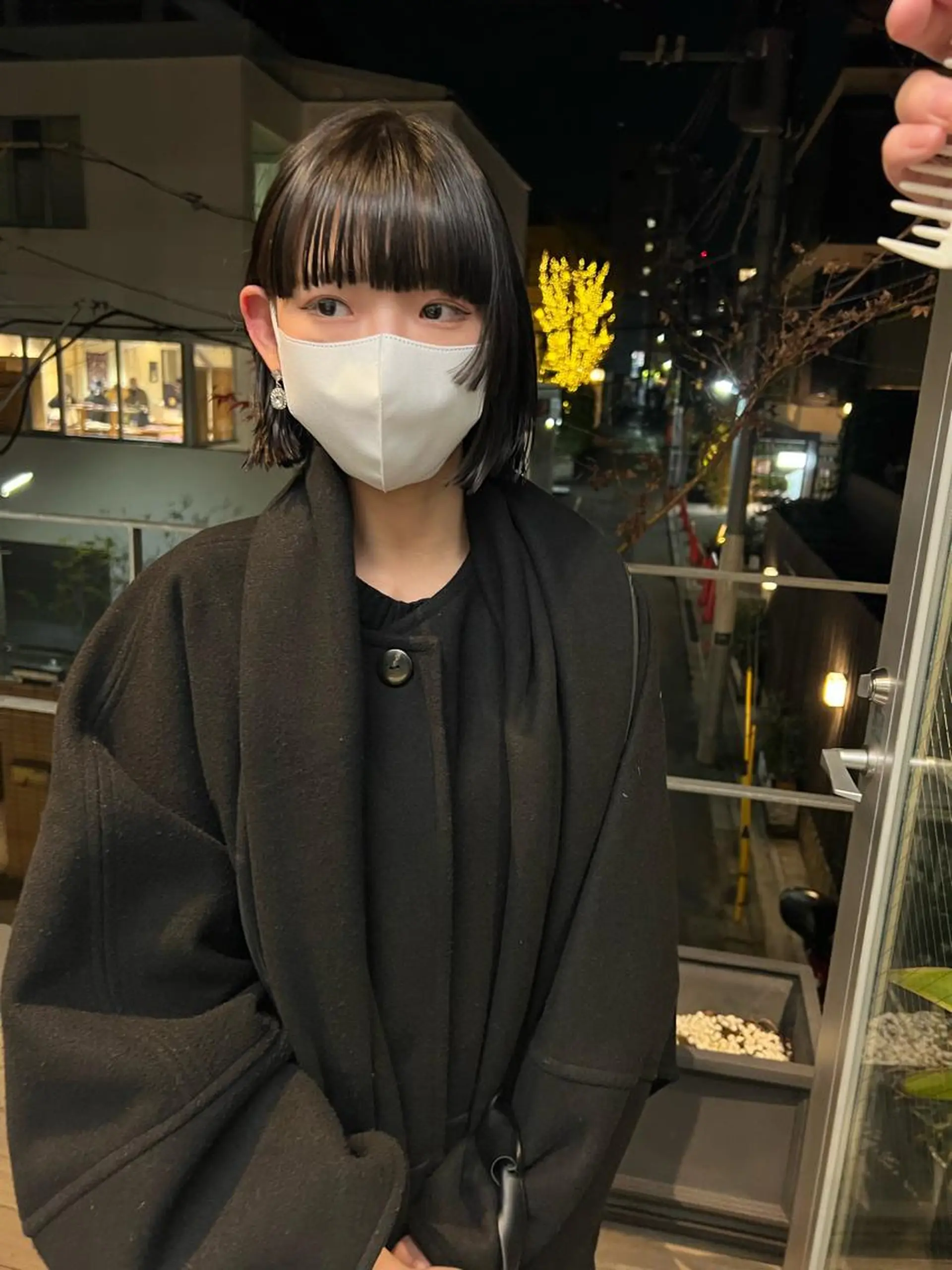 ショート ボブ 顔周りカット ワイドバング カット ヘアカラー トリートメント sakoda shunkiのヘアスタイル