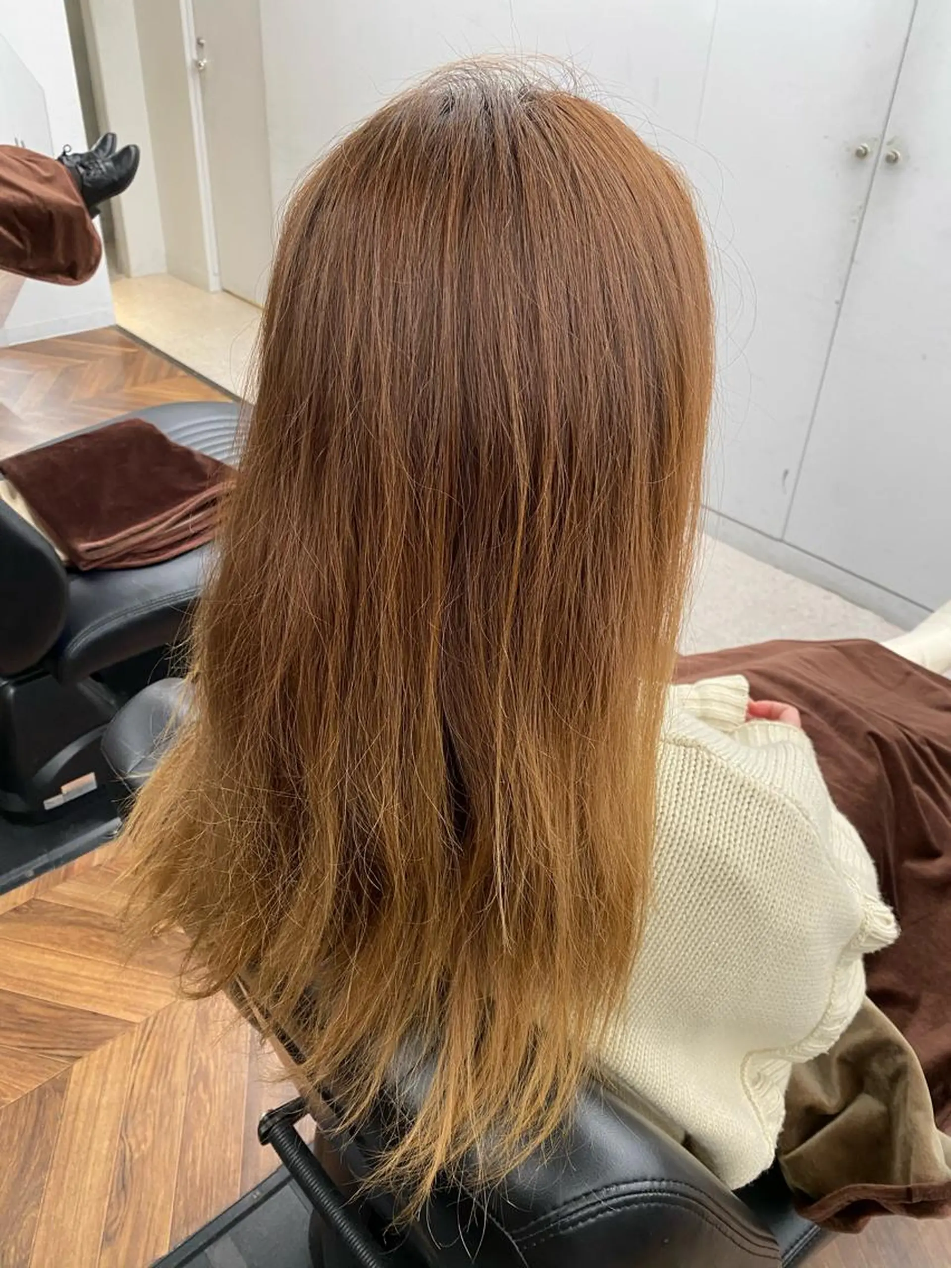 セミロング カラー パーマ ヘアアレンジ キッズ マツエク・マツパ 曲がる縮毛矯正/ レイヤー/RIKUのヘアスタイル