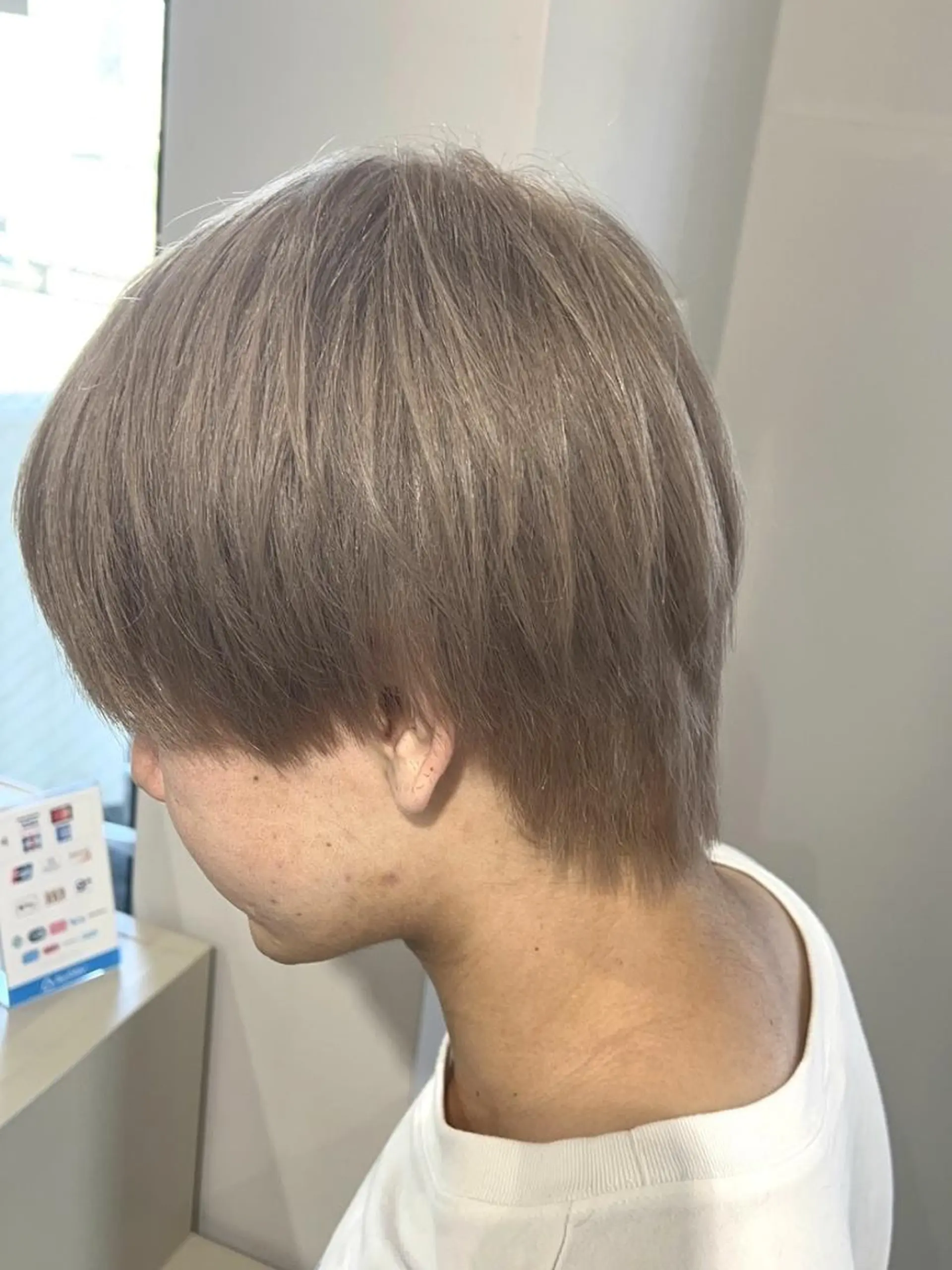 メンズ ミディアム カラー メンズブリーチ ブリーチ ダブルカラー カット ヘアカラー ✨【公式】 juhl.横浜✨のヘアスタイル