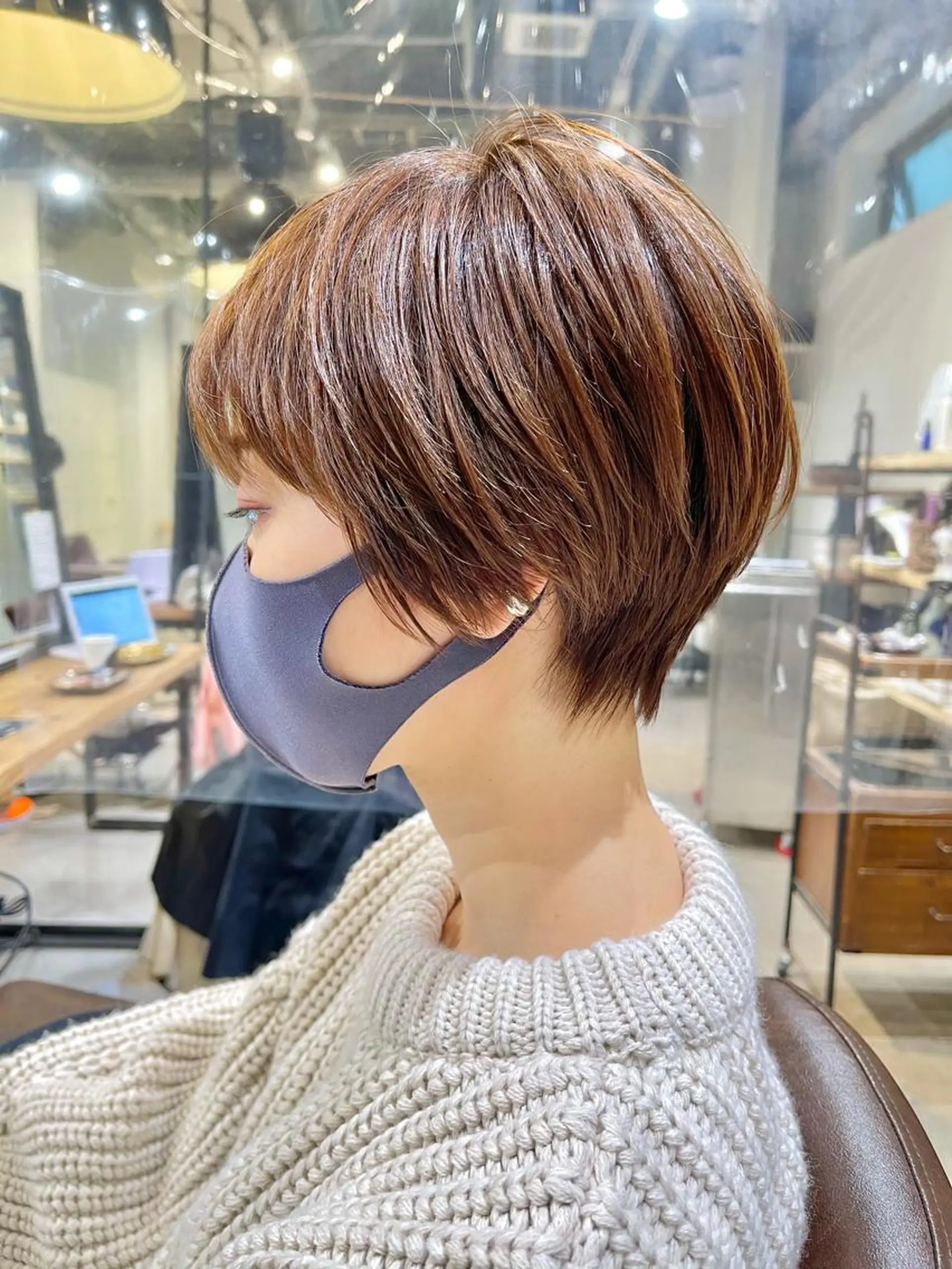 ショート カラー 透明感カラー ショートヘア カット ショートヘア💫 ハイトーン西田拓馬のヘアスタイル