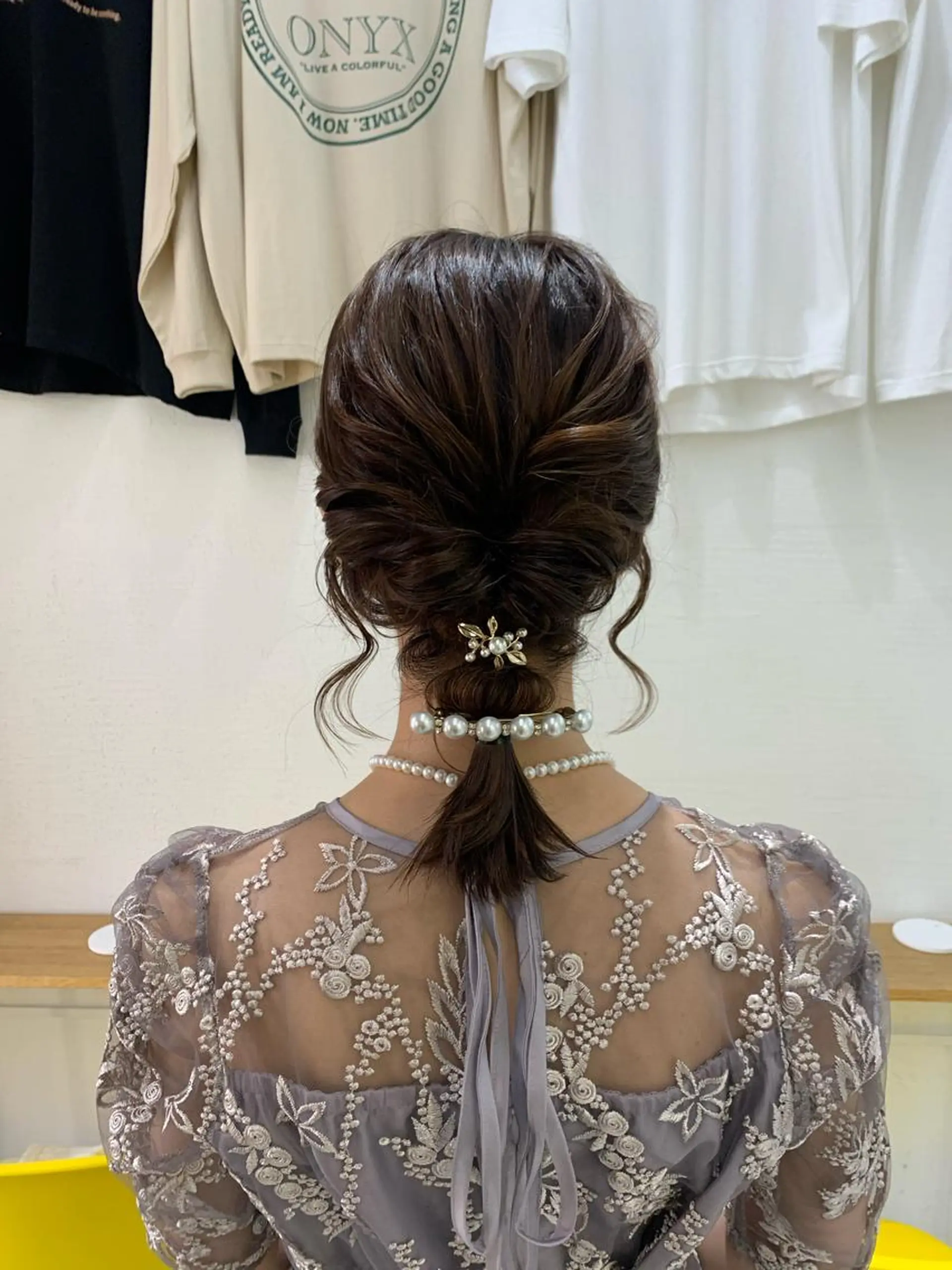 ミディアム 卒業式ヘアセット🎀 ヘアアレンジのヘアスタイル