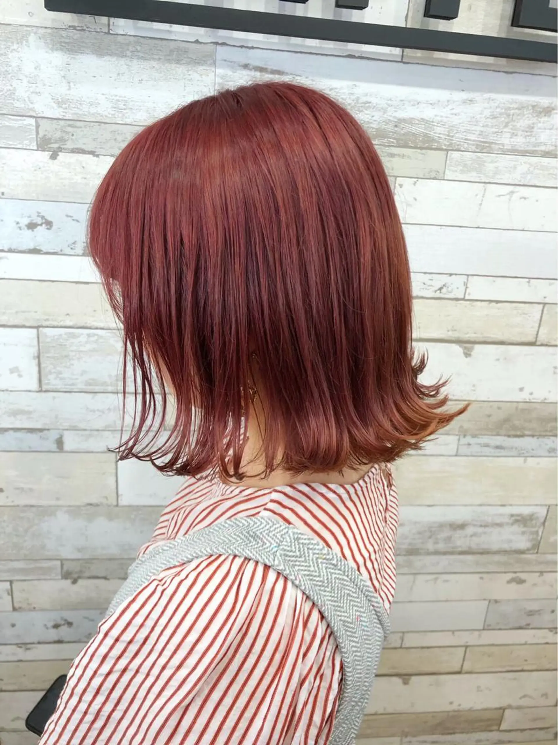 ミディアム 渋谷/ハッシュ レイヤーカット/会田のヘアスタイル