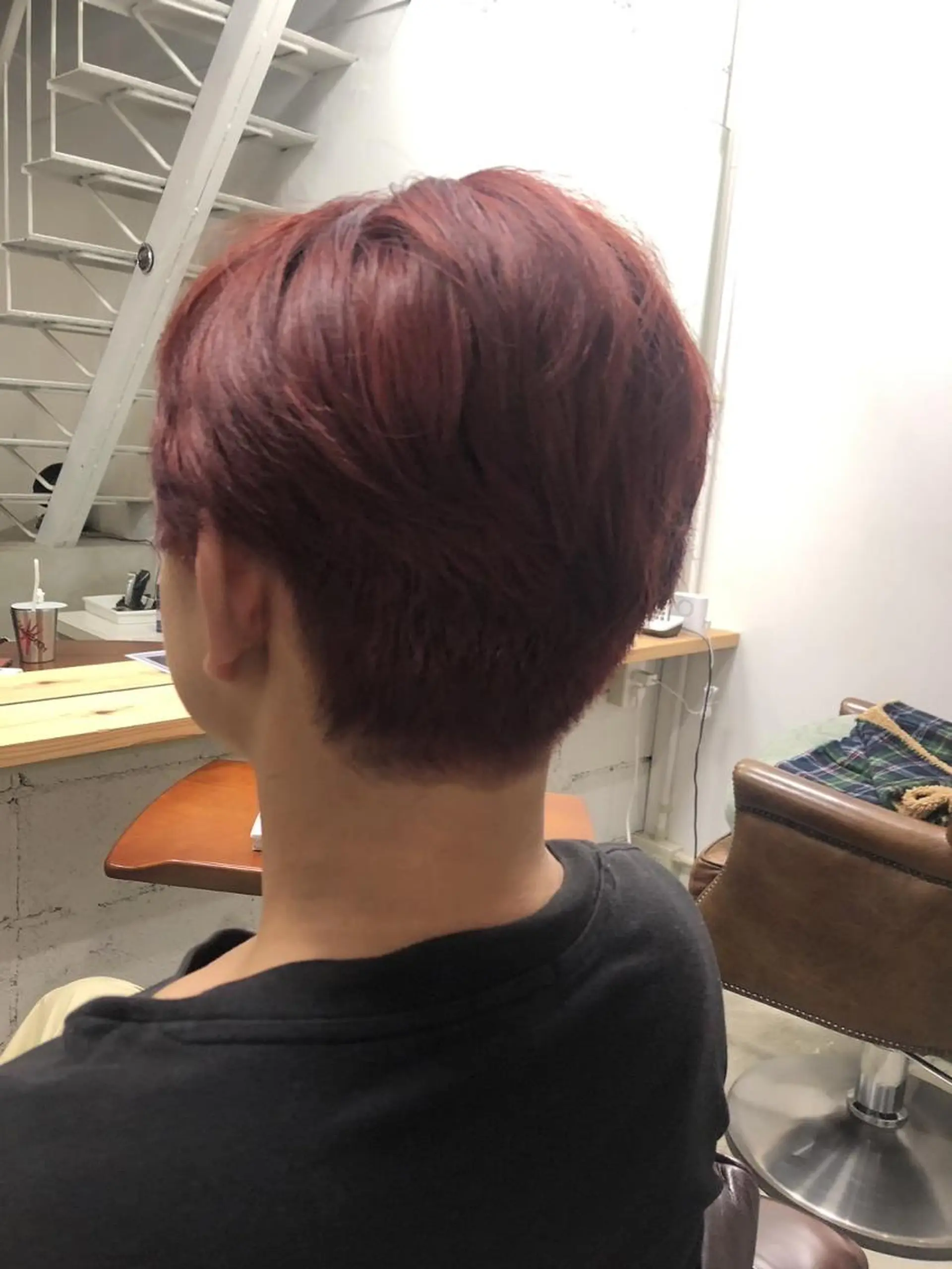 ショート カラー ヘアカラー トリートメント 田畑 秀美のヘアスタイル