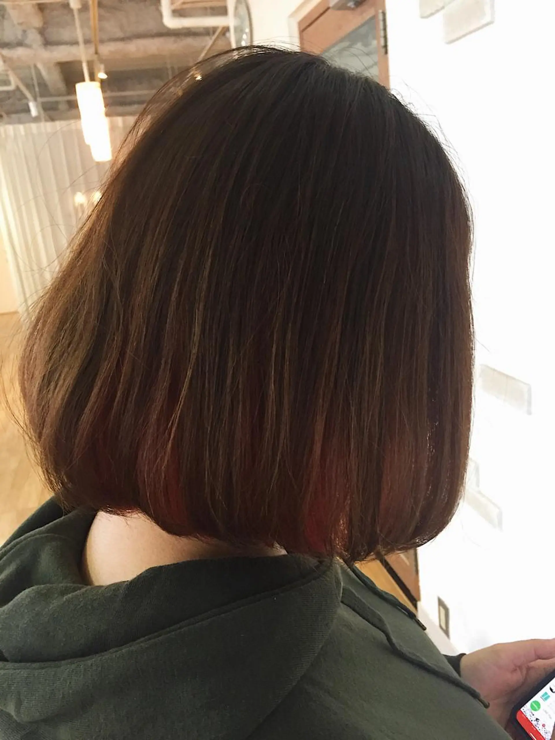 ショート カラー インナーカラー ハットリ /北習志野のヘアスタイル