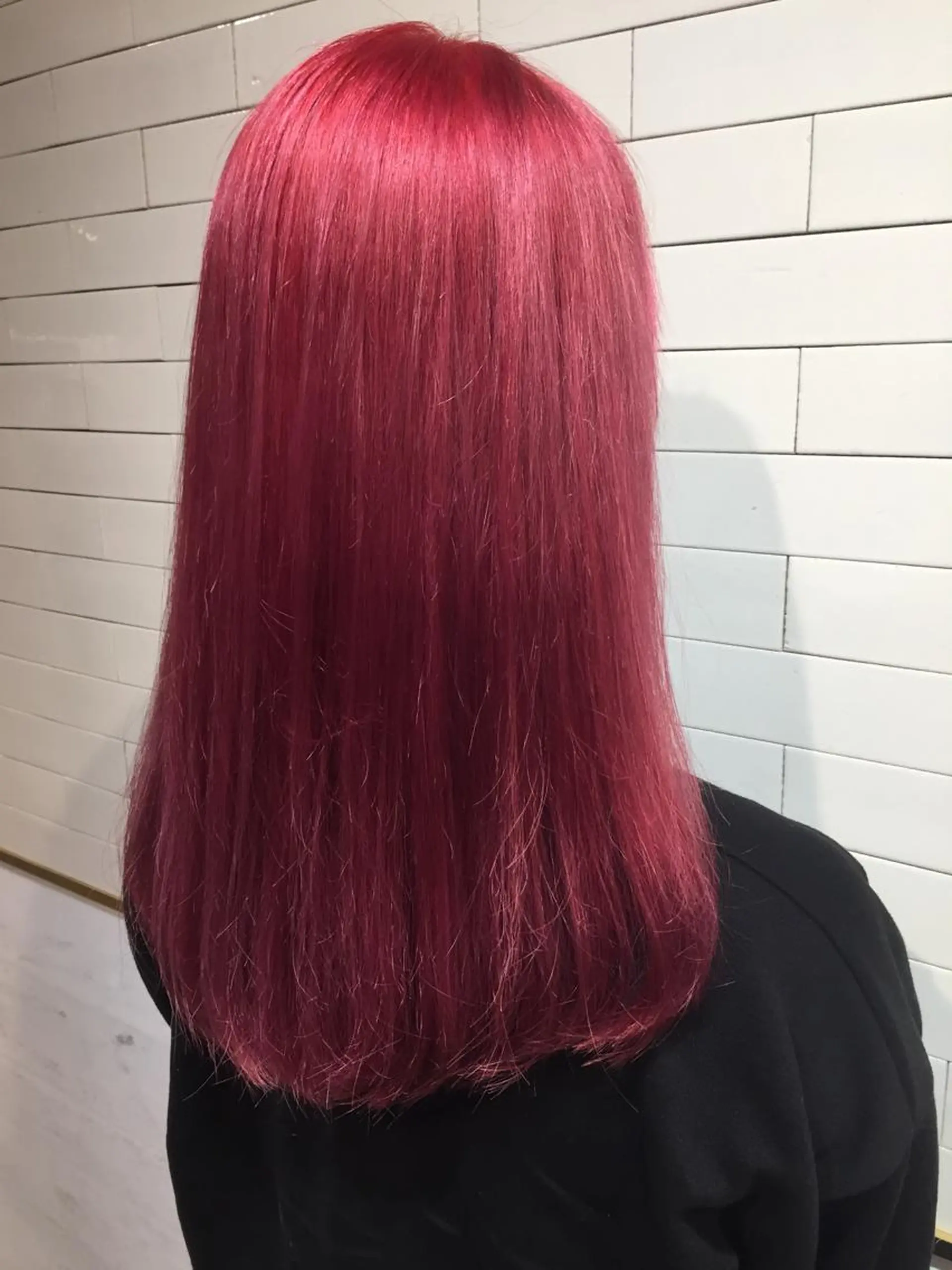 セミロング カラー トップスタイリスト 👑田添幹宜のヘアスタイル