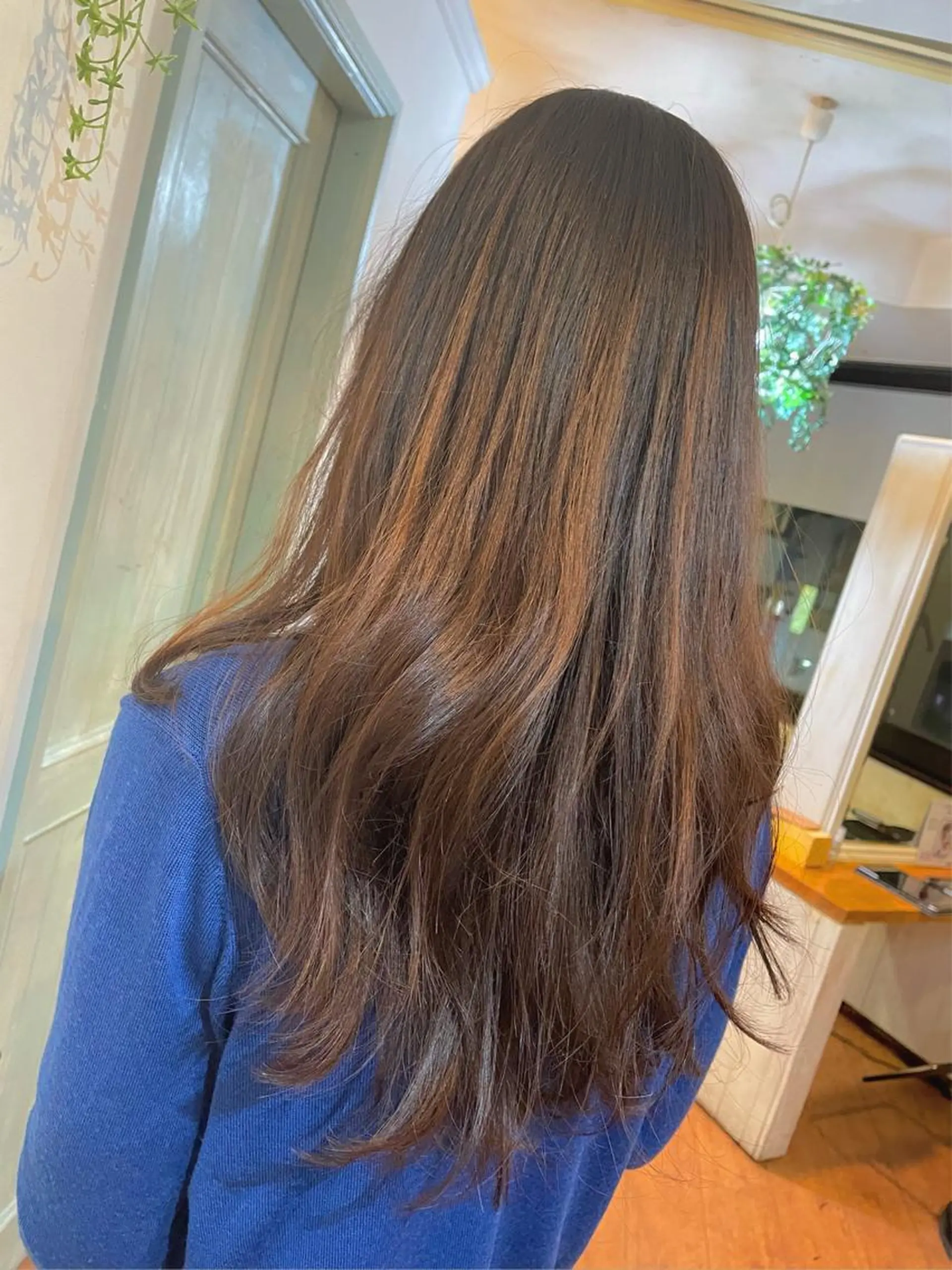 ロング カット 縮毛矯正 🐤 こじま🐤のヘアスタイル