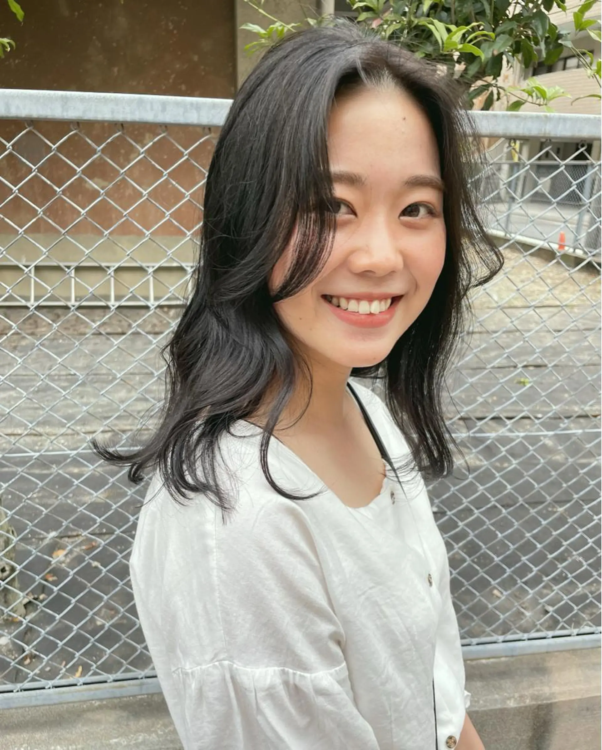 セミロング カラー ヘアカラー トリートメント CARICIA 白木 由里加のヘアスタイル