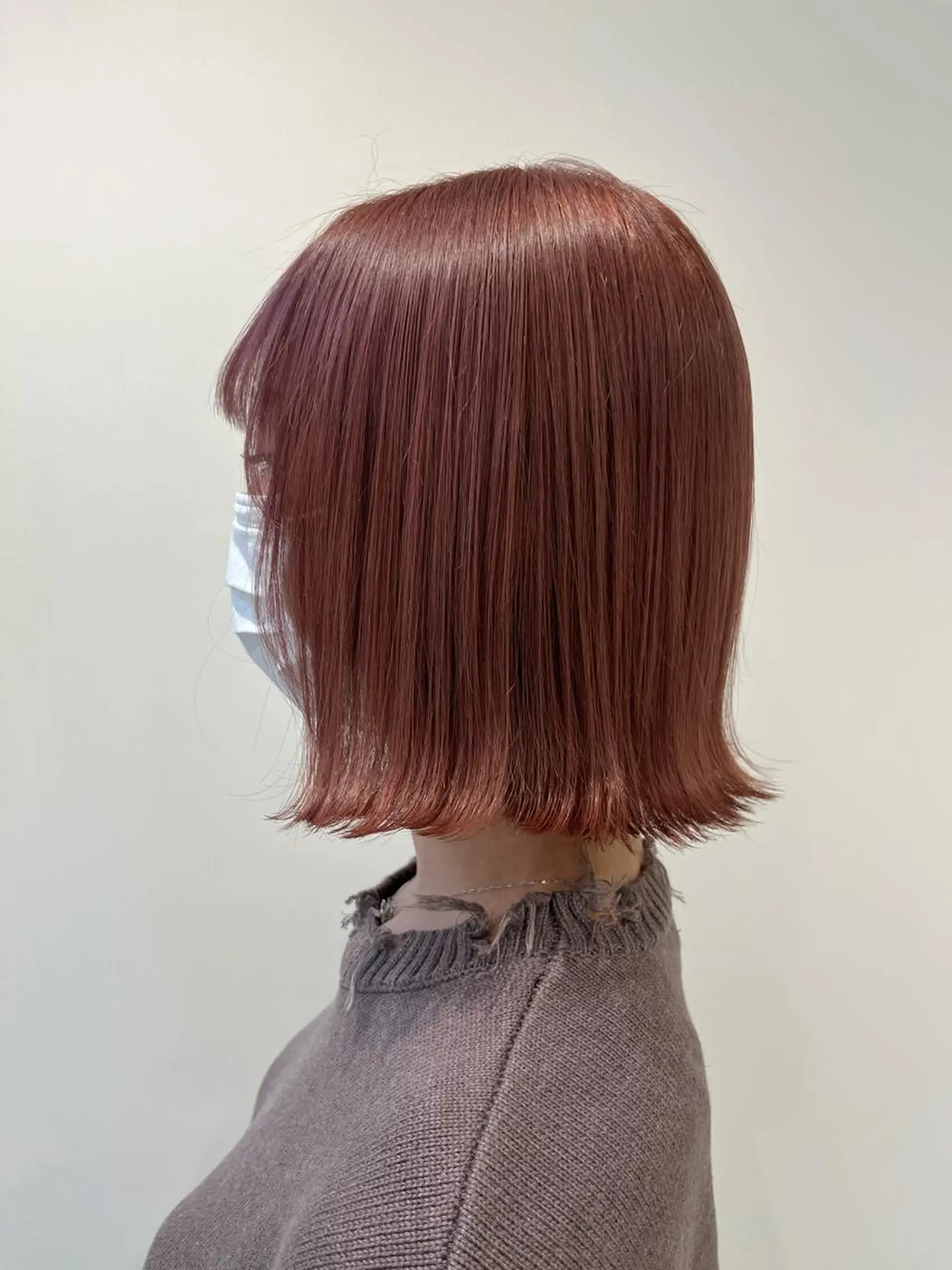 ミディアム カラー ベージュカラー ピンクカラー ピンクベージュ ヘアカラー レイヤー⭐️カラー ⭐️平川雅史のヘアスタイル